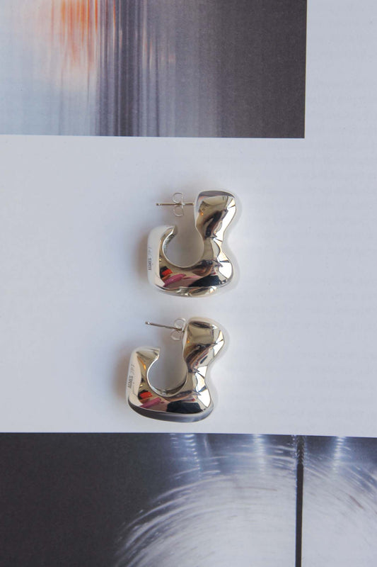 AGMES, Bubble Hoops, Silver