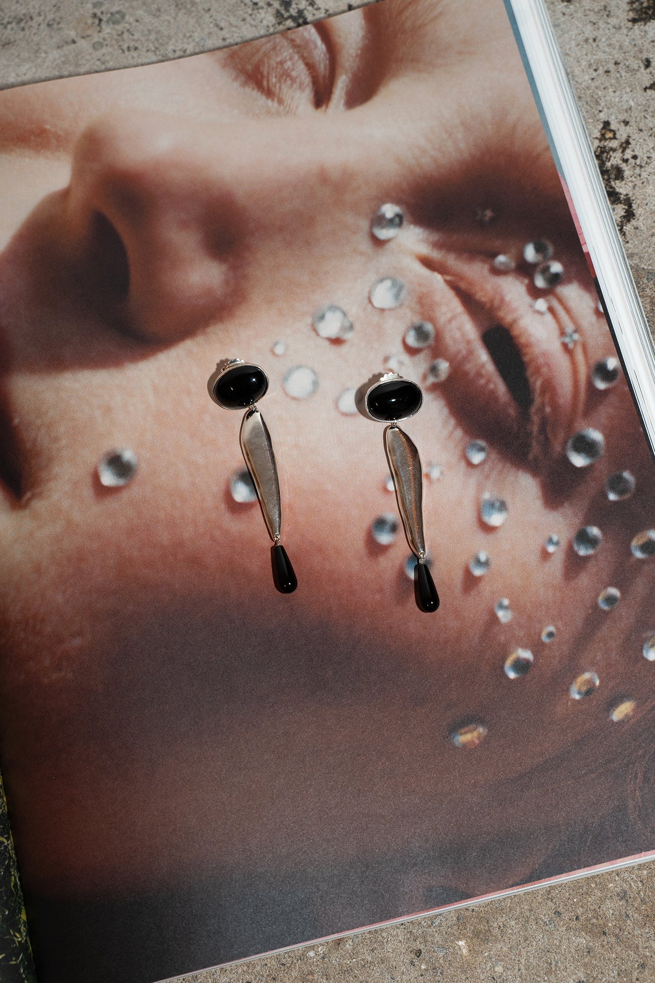CORALI, Collage Earrings