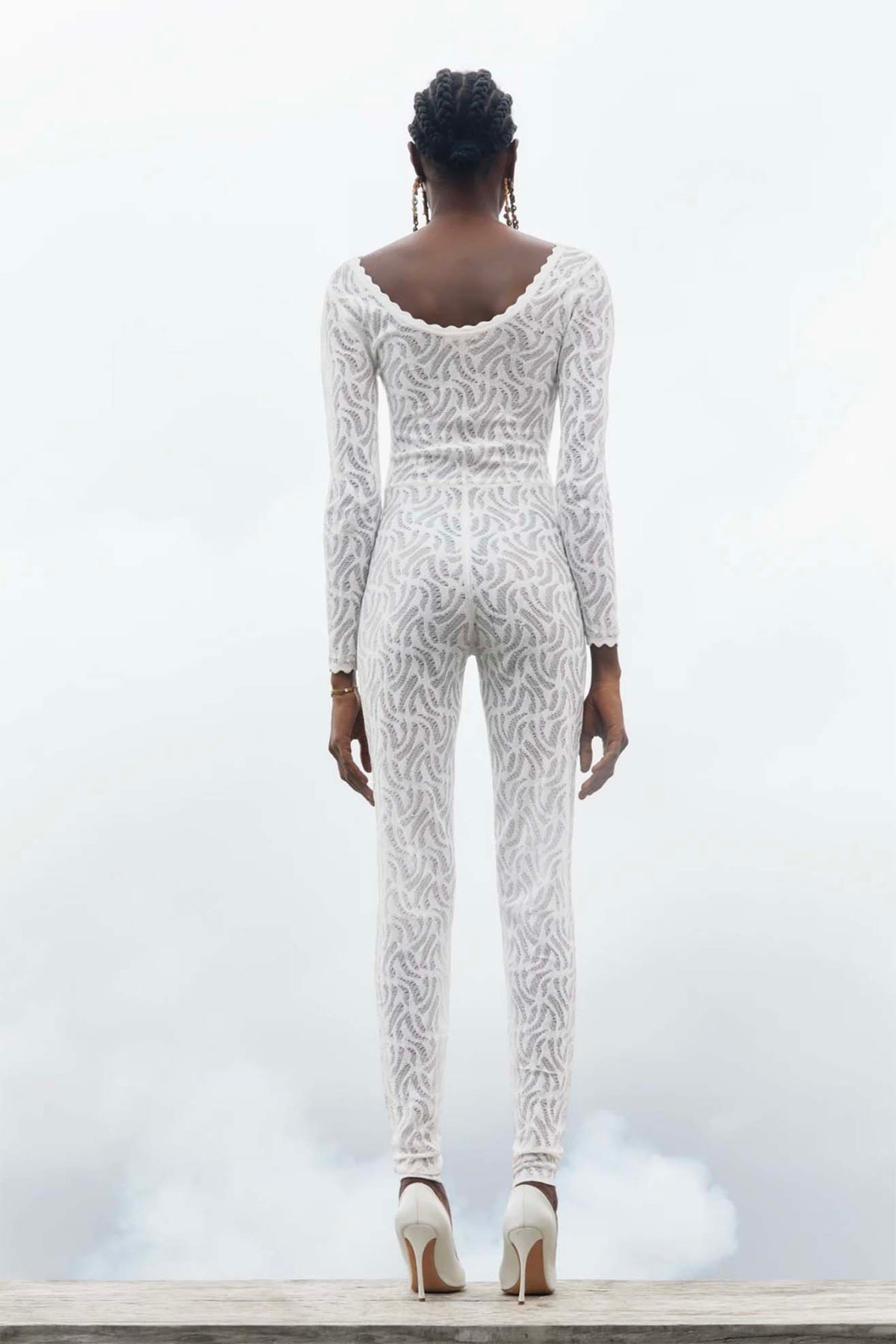 DIOTIMA, Knit Queen Suit, White