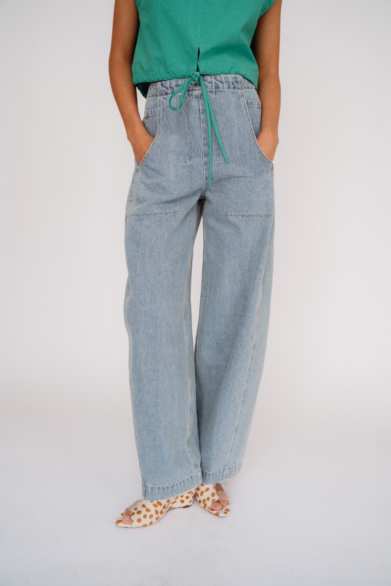 RACHEL COMEY, Tany Pant, Light Wash
