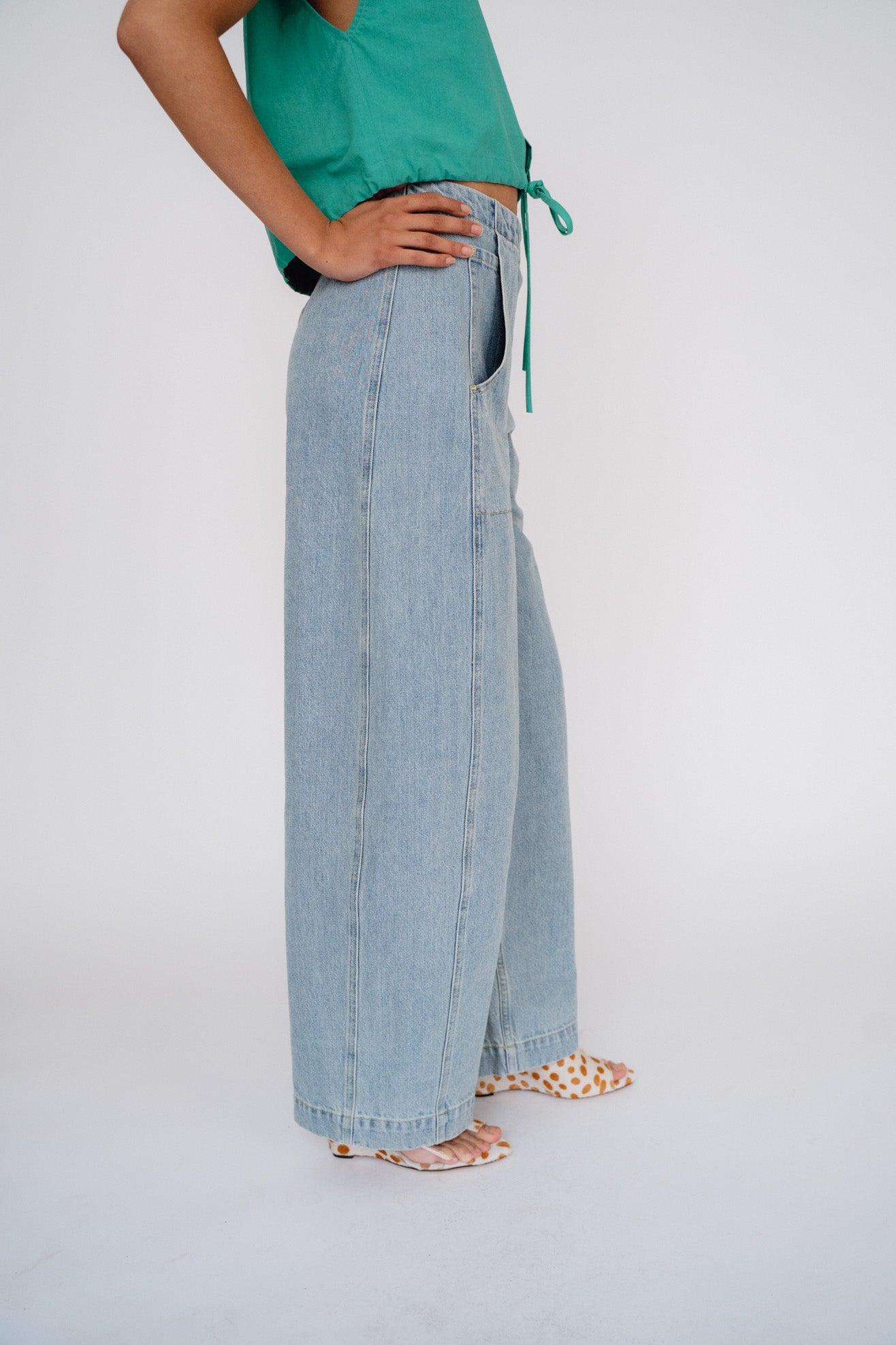 RACHEL COMEY, Tany Pant, Light Wash