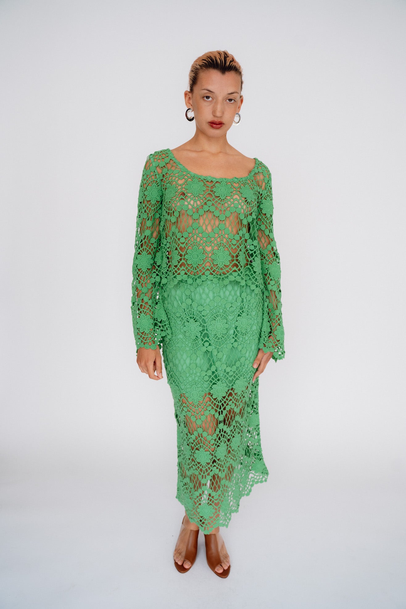 MR. LARKIN, Sienna Top, Green