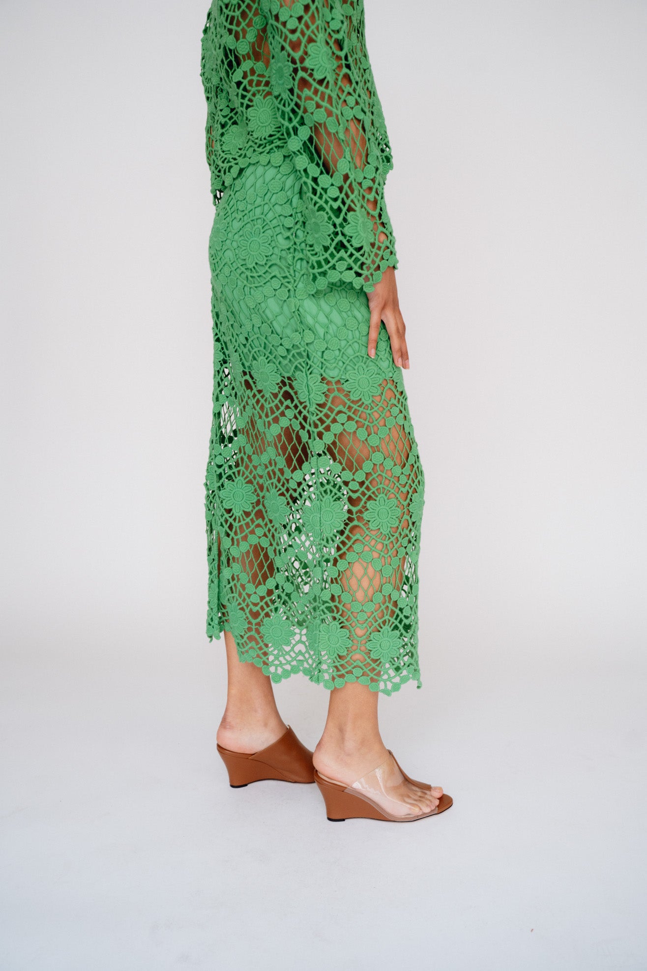 MR. LARKIN, Lou Lou Skirt, Green