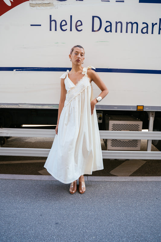 MR. LARKIN, Ollie Dress, Vanilla