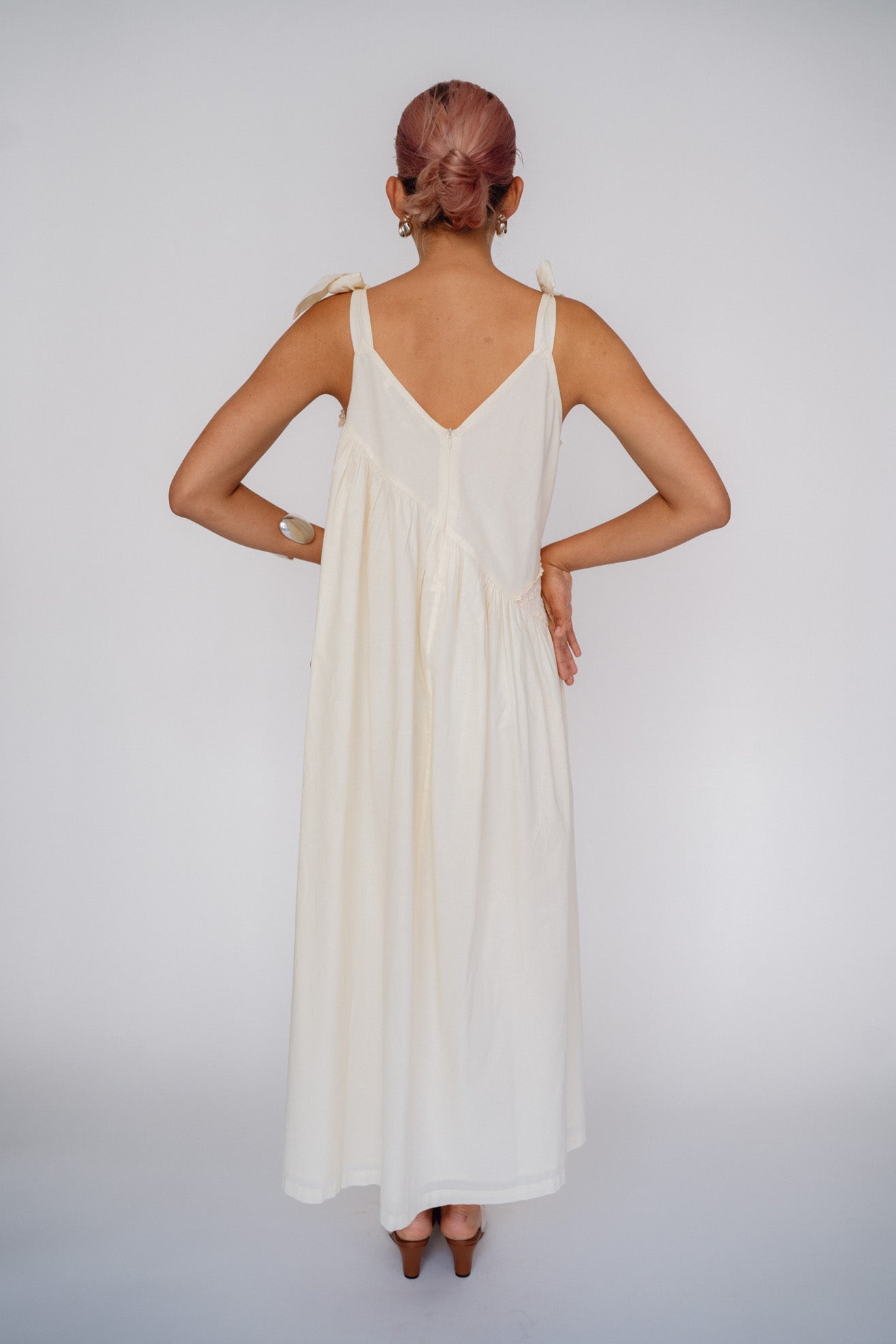 MR. LARKIN, Ollie Dress, Vanilla