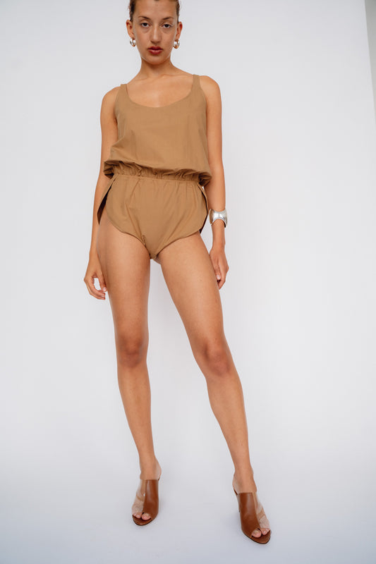 MODERN WEAVING, Gathered Bodysuit, Sierra