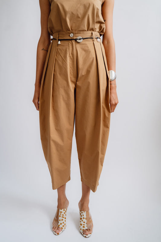 MODERN WEAVING, The Voluminous Pleat Trouser, Sierra
