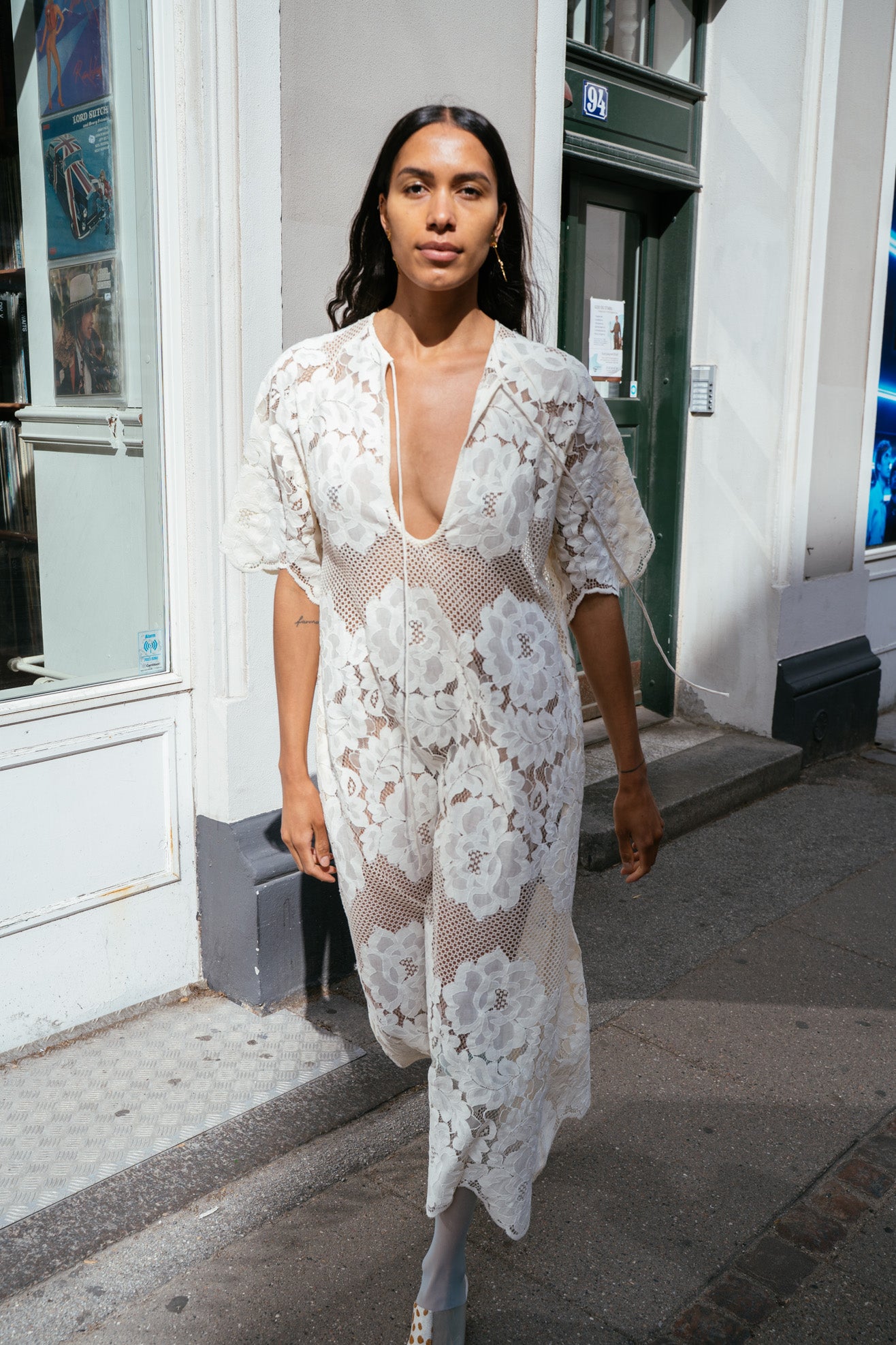 MR. LARKIN, Lola Dress, Ivory