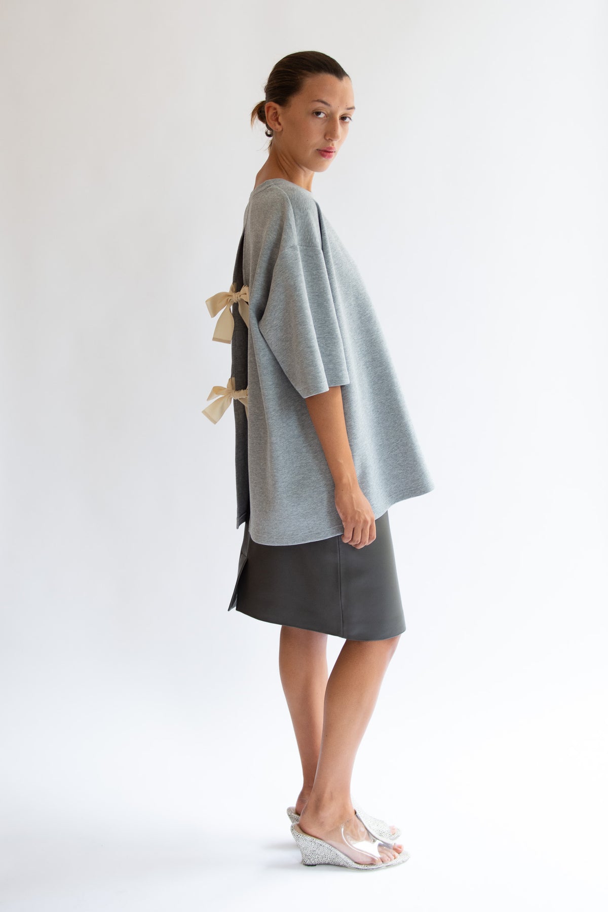 THE GARMENT, TG Bow Tee, Grey