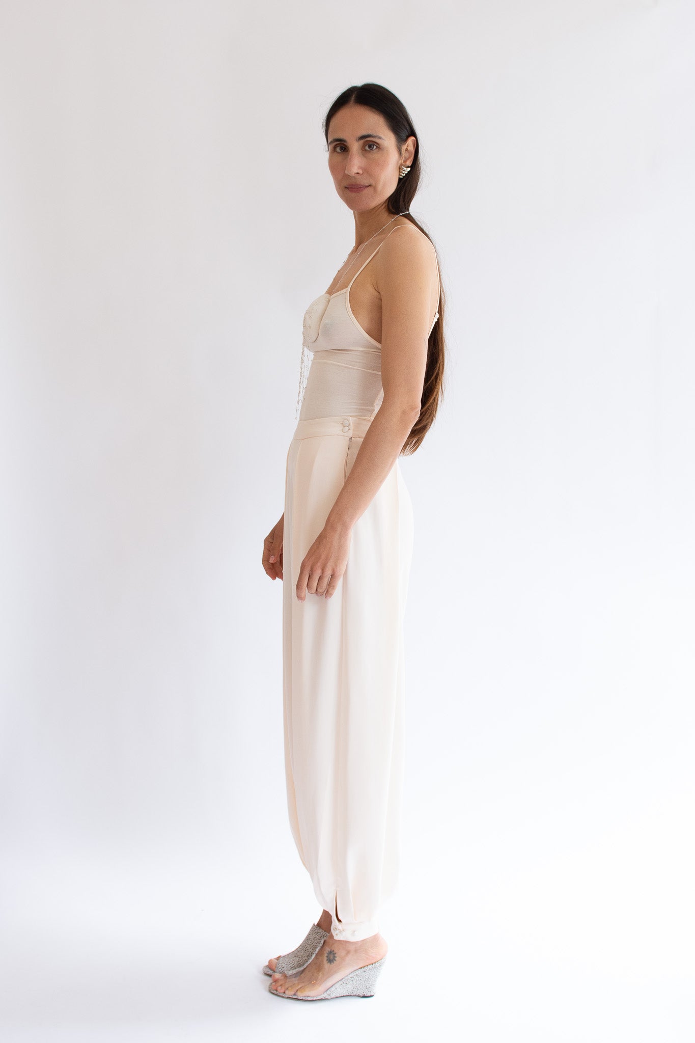 NIA THOMAS, Othella Tank Top, Cream