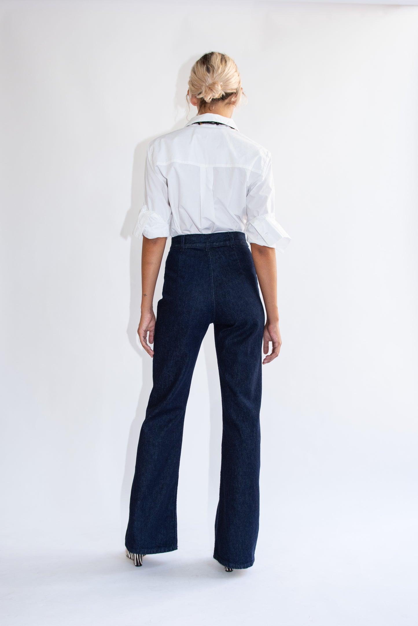 JESSE KAMM, Les Deux Pants, Dark Blue/Dark Stitch