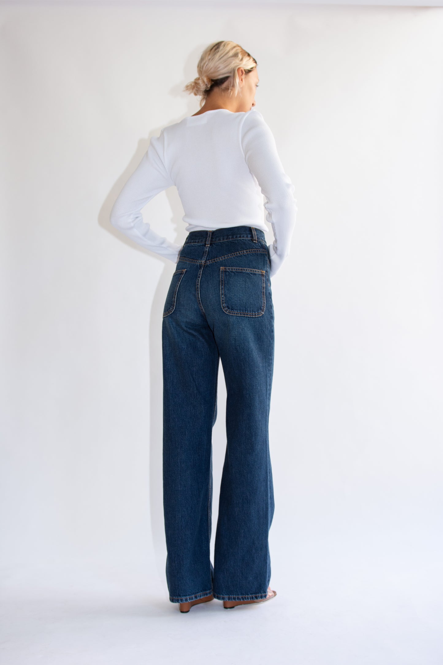 JESSE KAMM, Alta Jeans, Medium Roast