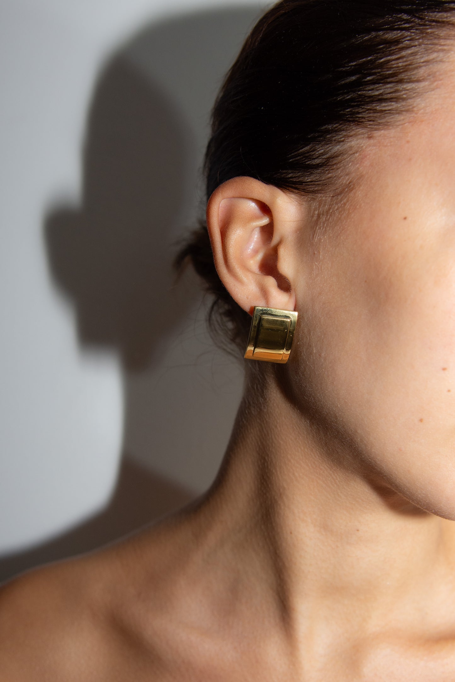 TRINE TUXEN, Traces Earring, Gold Plated