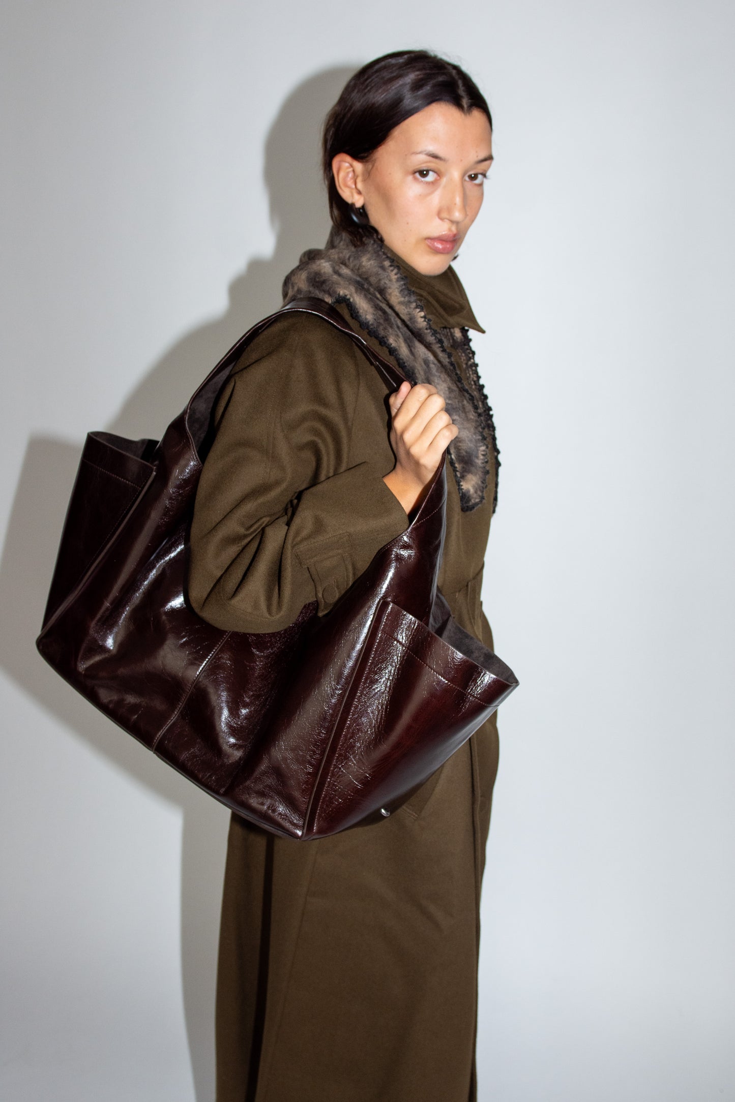 RACHEL COMEY, Large Tool Bag, Chestnut