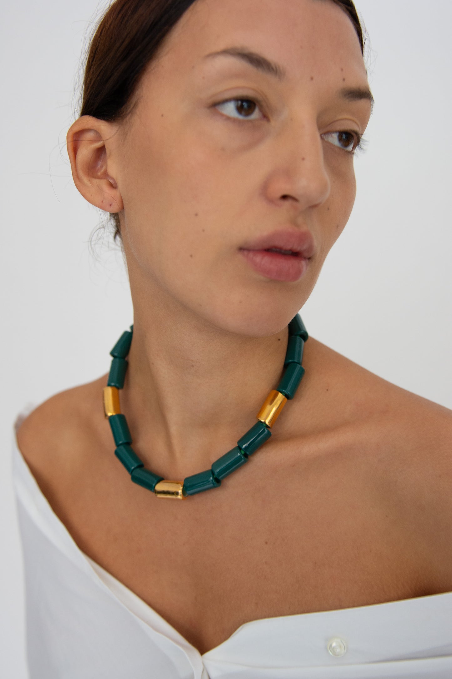 HER NEW TRIBE, Bead Four Necklace, Bottle & Karat Candy