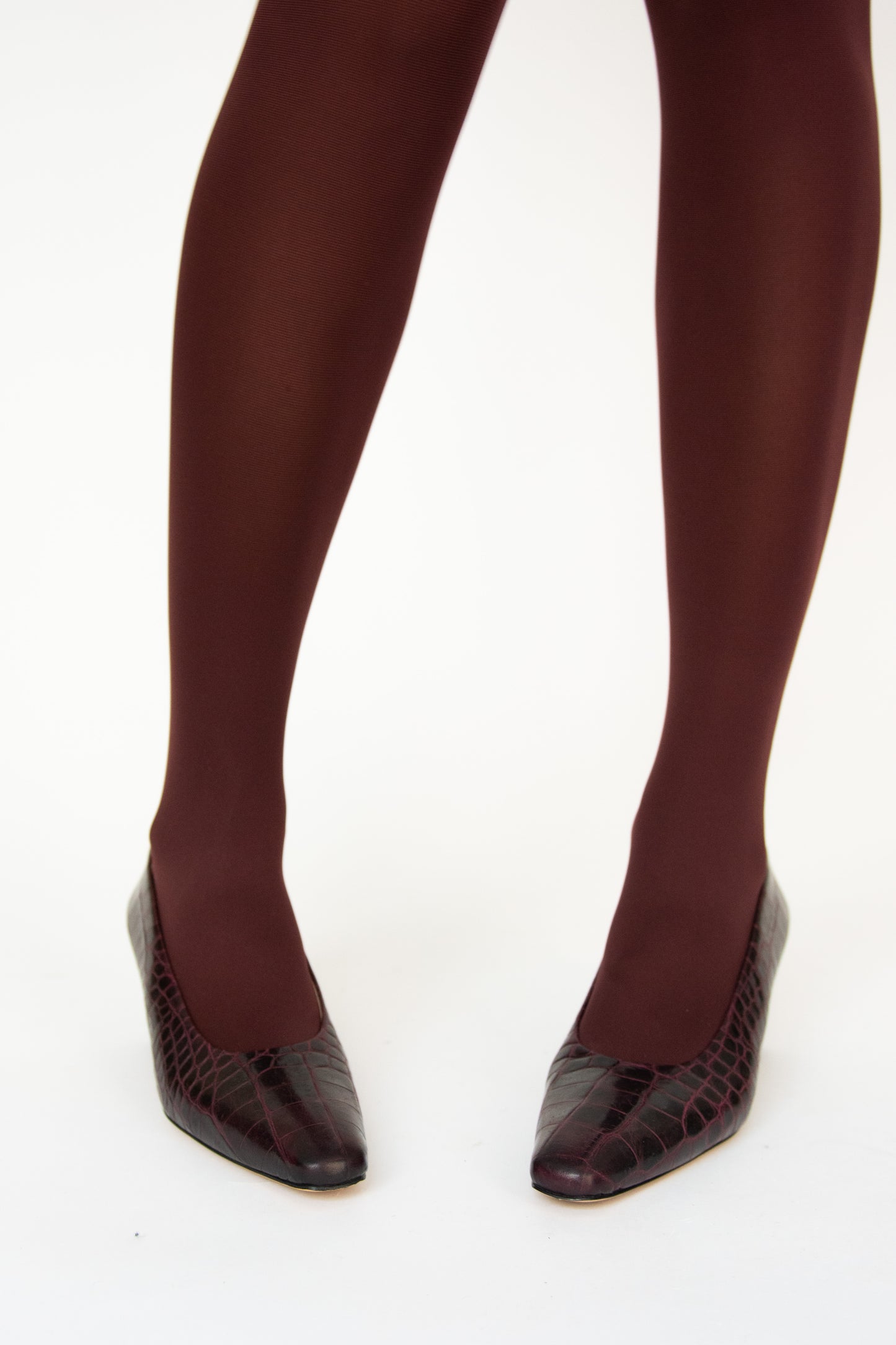 MR. LARKIN, Herring Heel, Bordeaux Croc