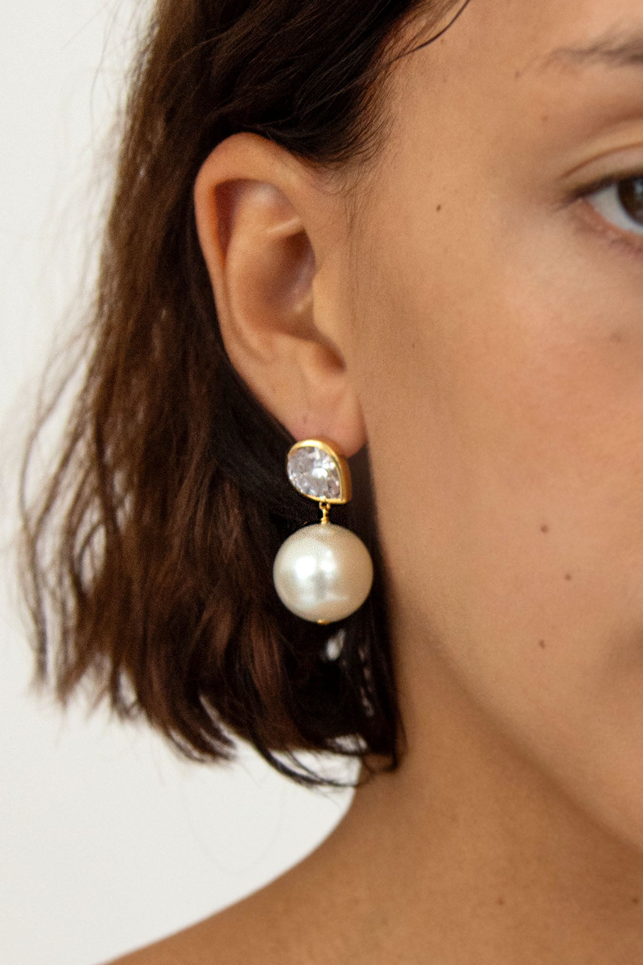 COMPLETEDWORKS, The Temporal Anomaly Earrings, Gold Plated