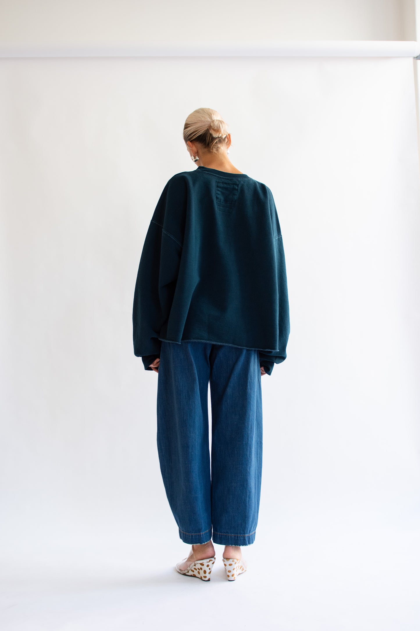 RACHEL COMEY, Fonder Sweatshirt, Teal