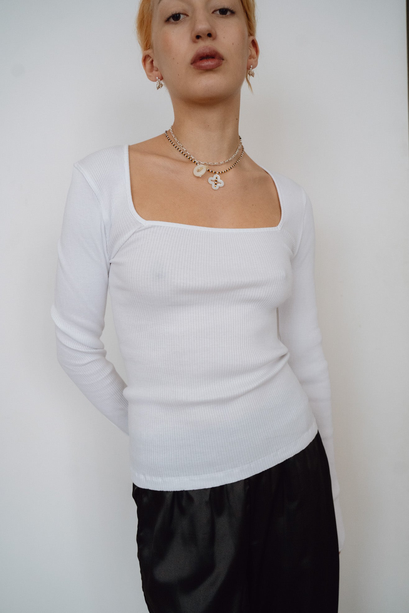 OPÉRASPORT, Rose Seamless Top, White