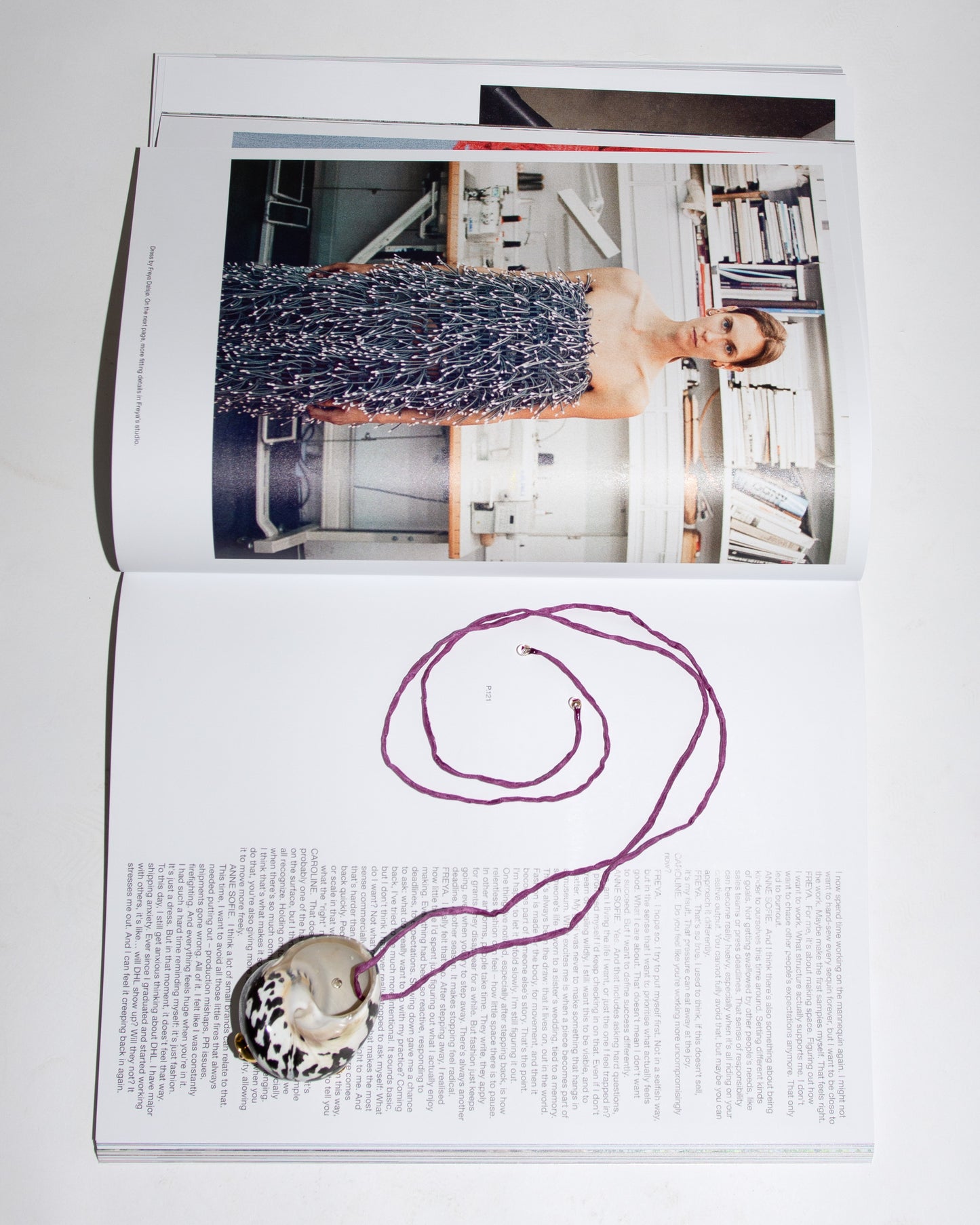 ISSHI, Dalí Necklace, Marble