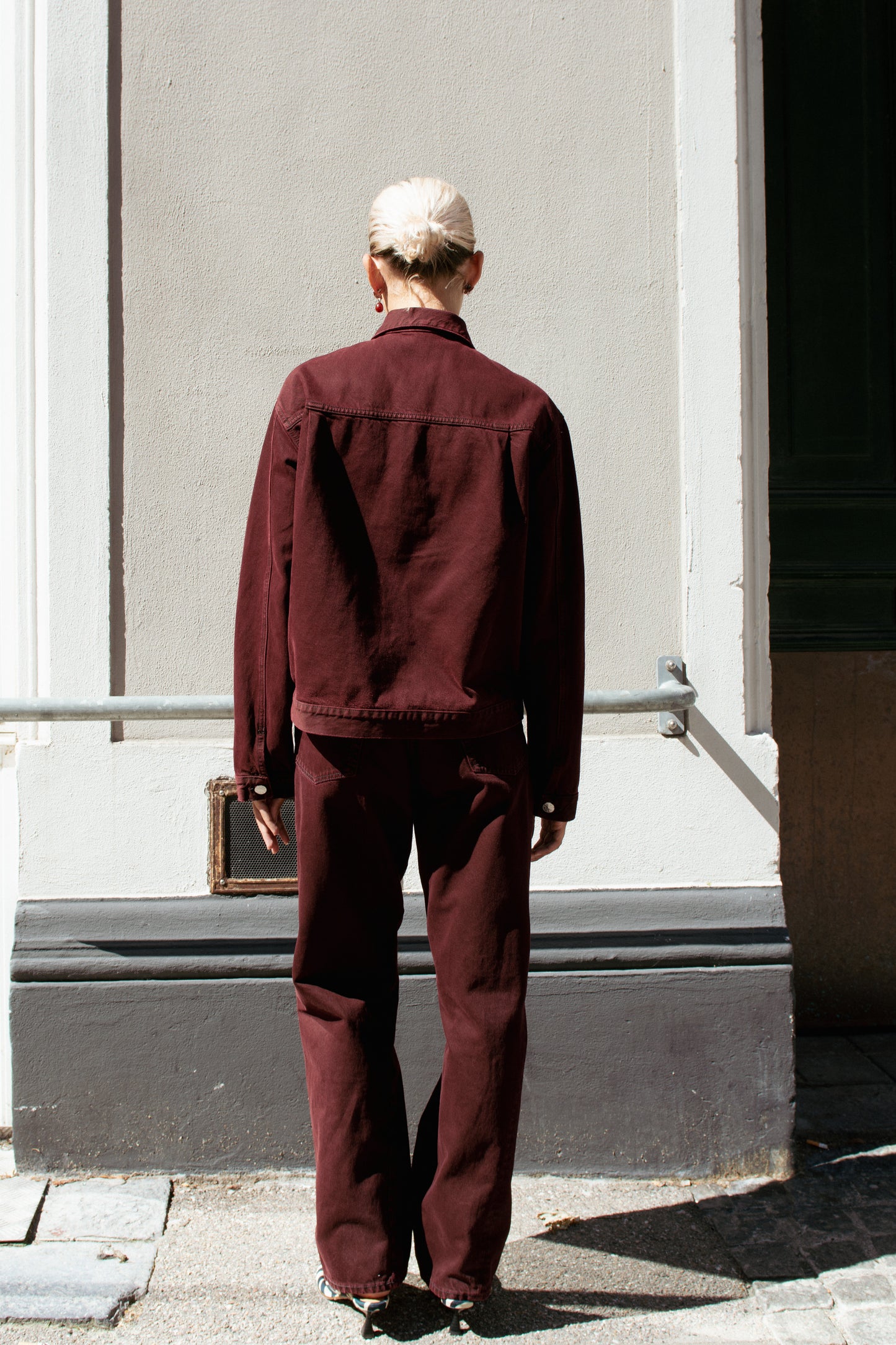 SUNFLOWER, Type 2 Jacket, Dark Wine Dyed