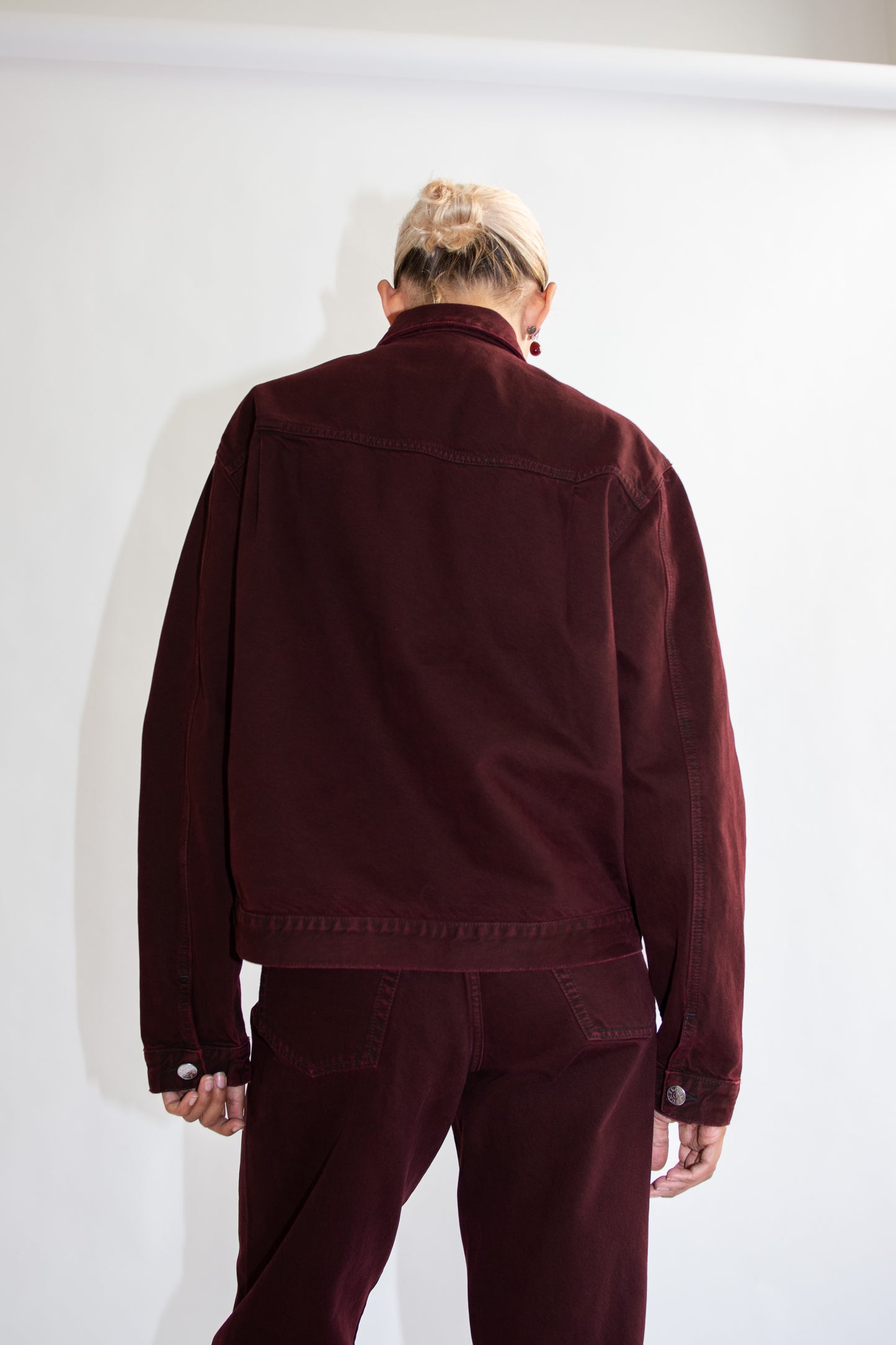 SUNFLOWER, Type 2 Jacket, Dark Wine Dyed