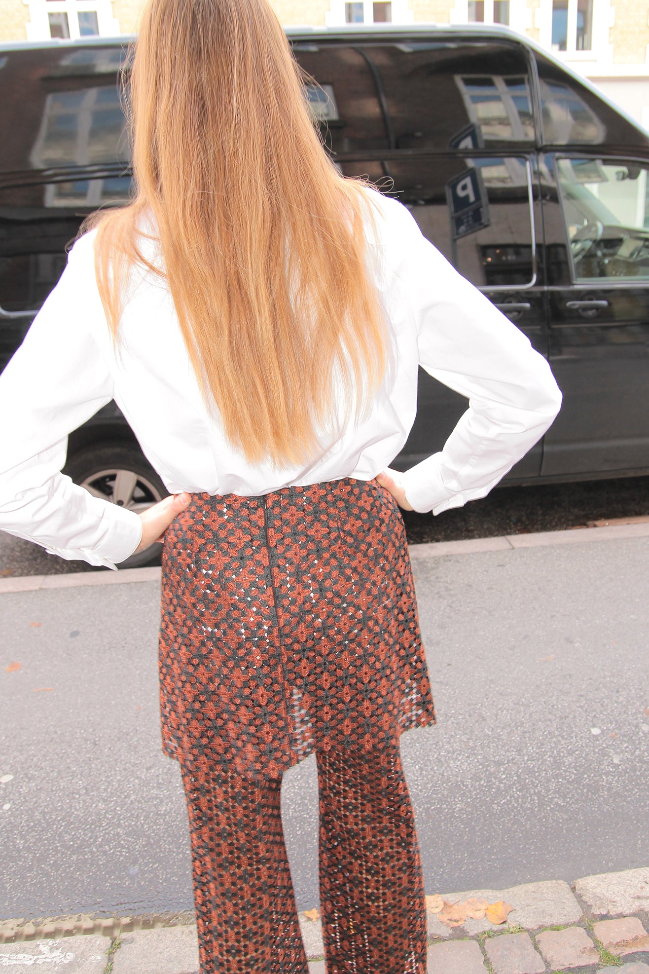 MR. LARKIN, Amy Skirt, Jacquard Lace