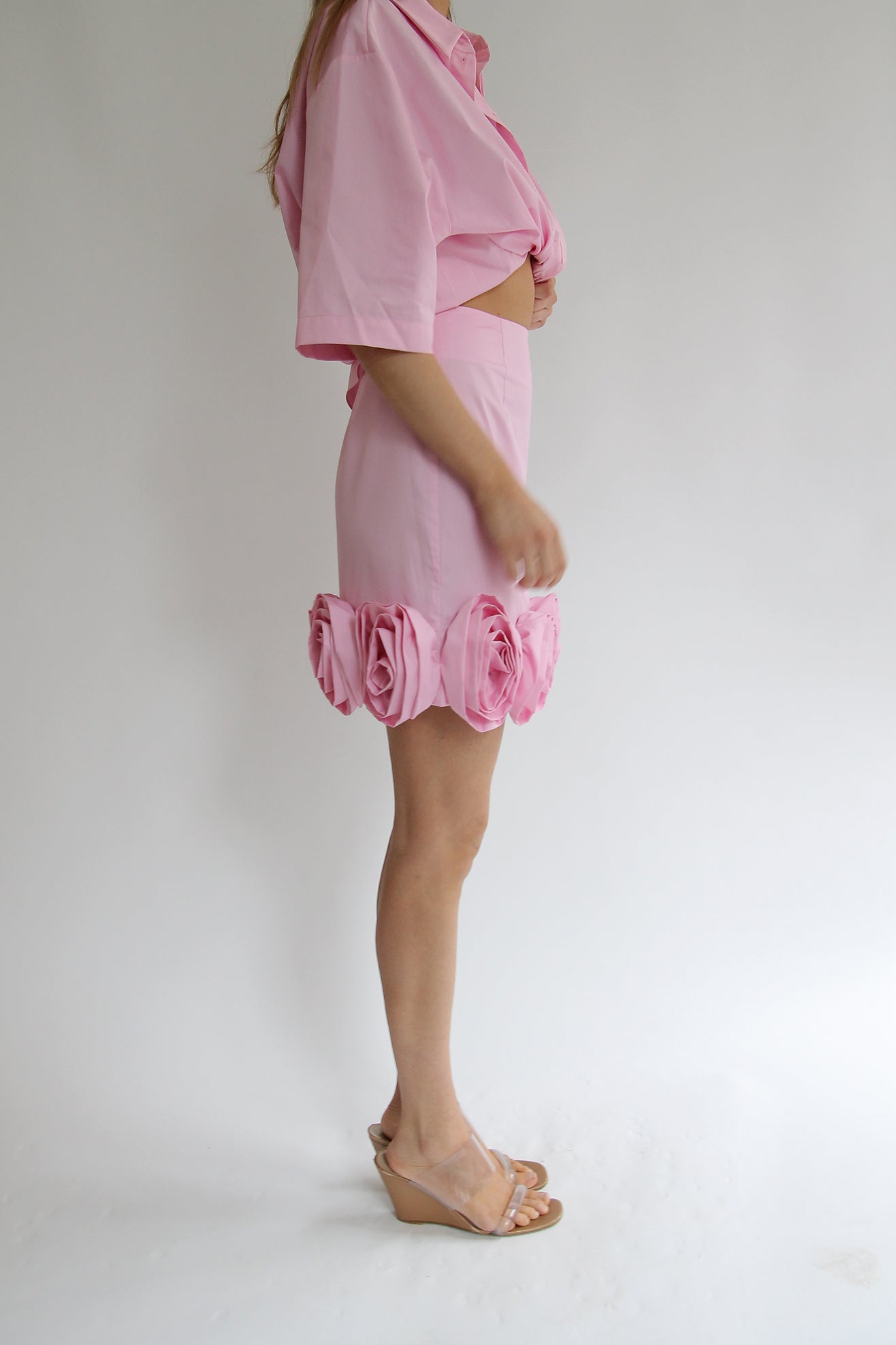 MR. LARKIN, Babette Skirt, Carnation