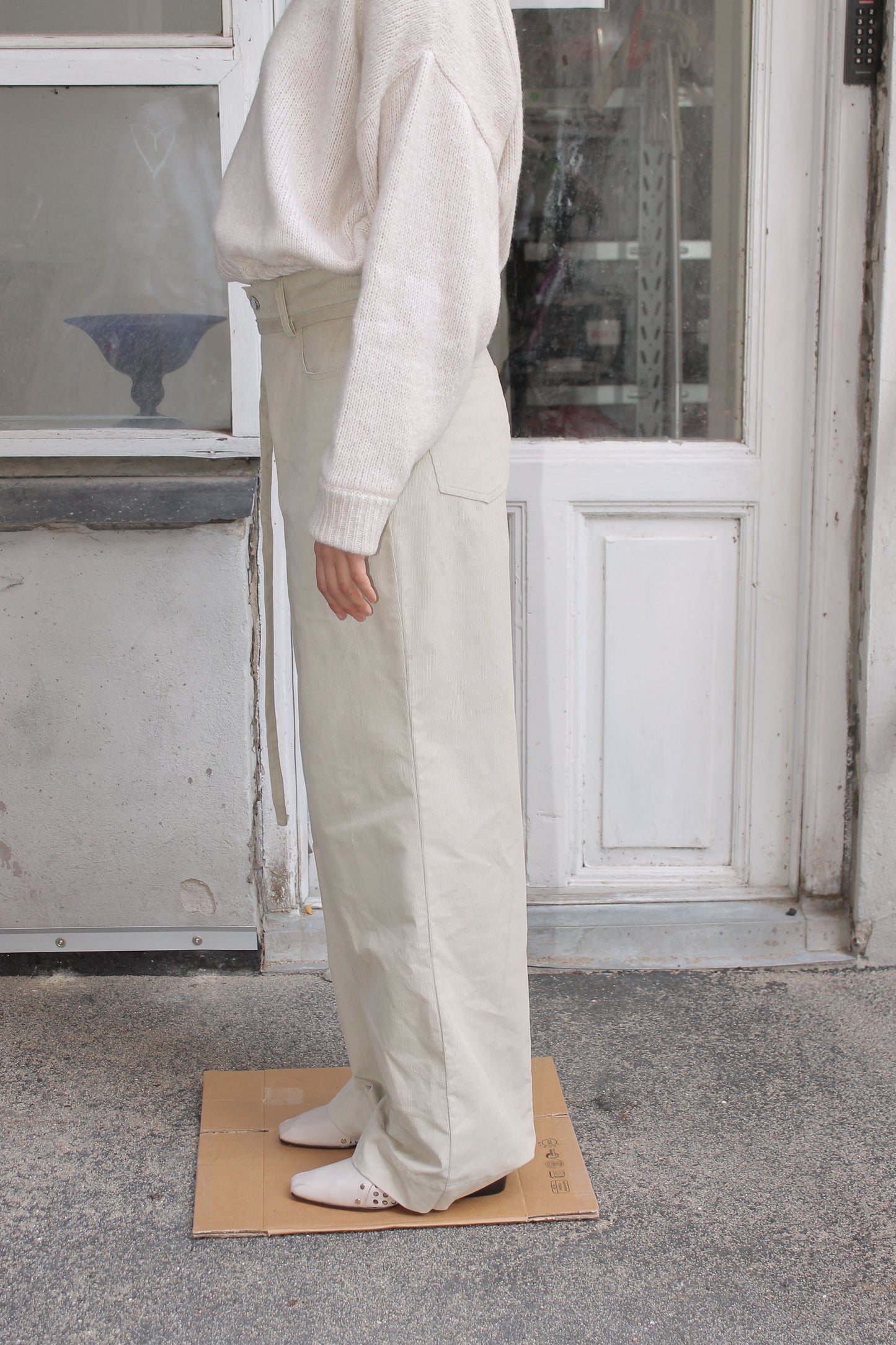 MR. LARKIN, Betty Corduroy Jean, Stone