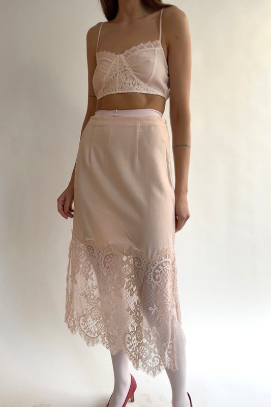 MR. LARKIN, Cheri Skirt, Pale Peach