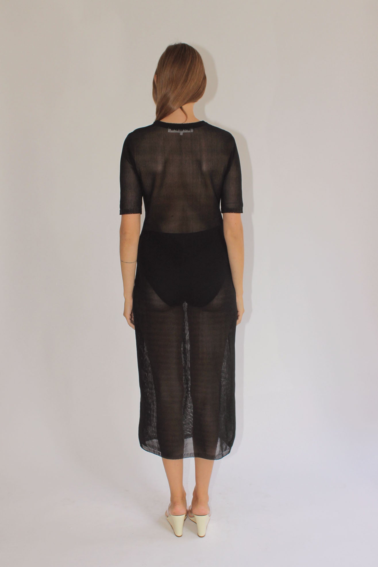 MR. LARKIN, Freddy Knit Dress, Black