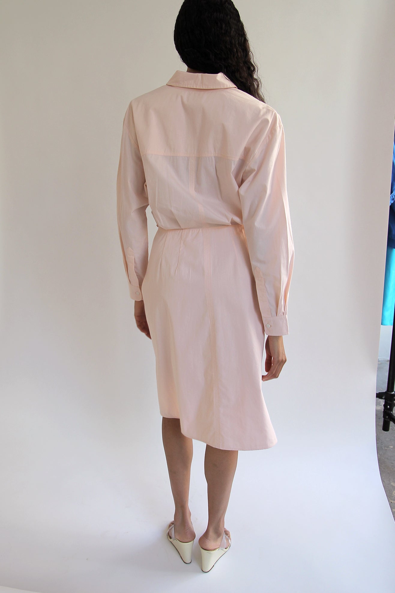 MR. LARKIN, Nik Wrap Dress, Pale Peach