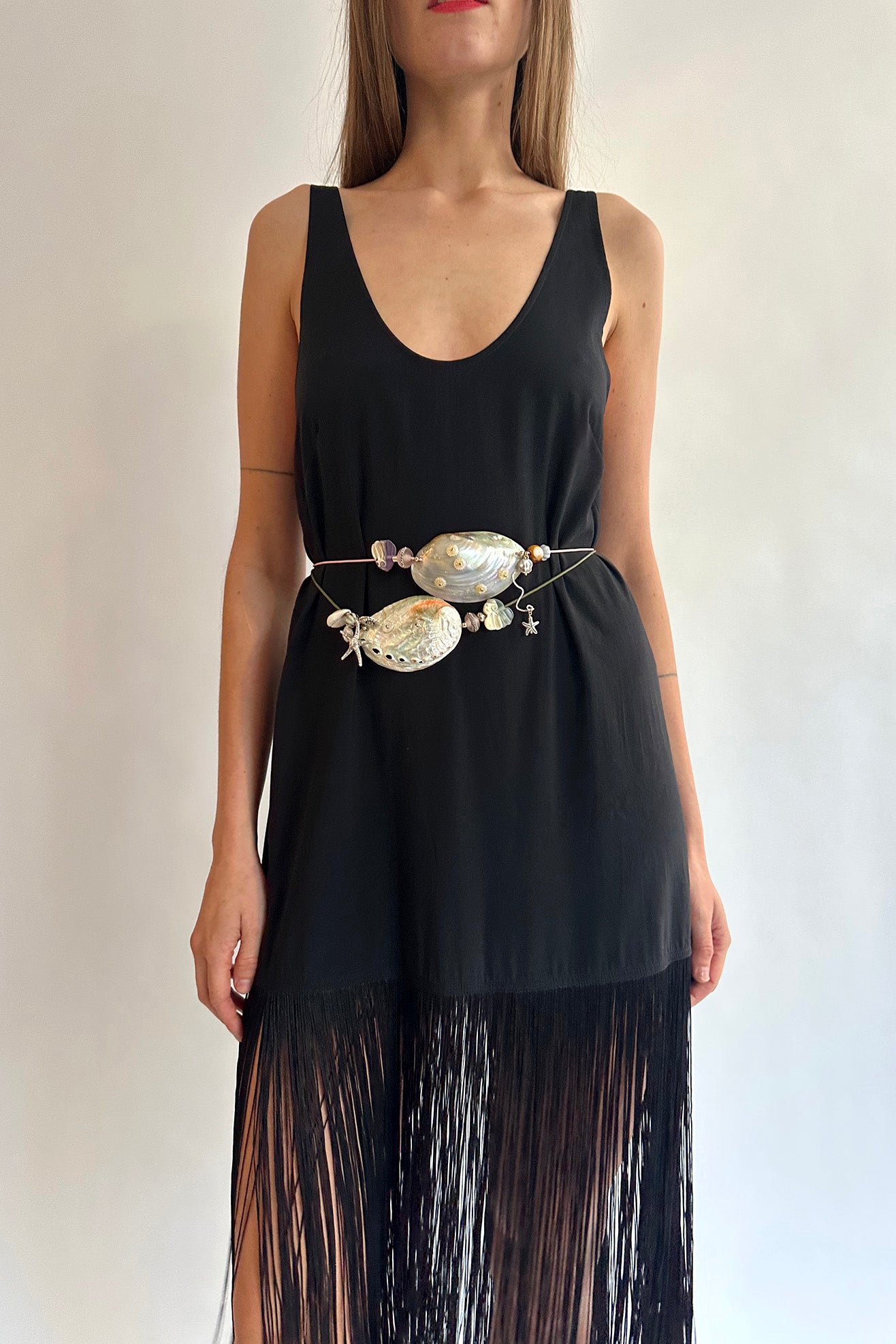 MR. LARKIN, Tassel Slip Dress