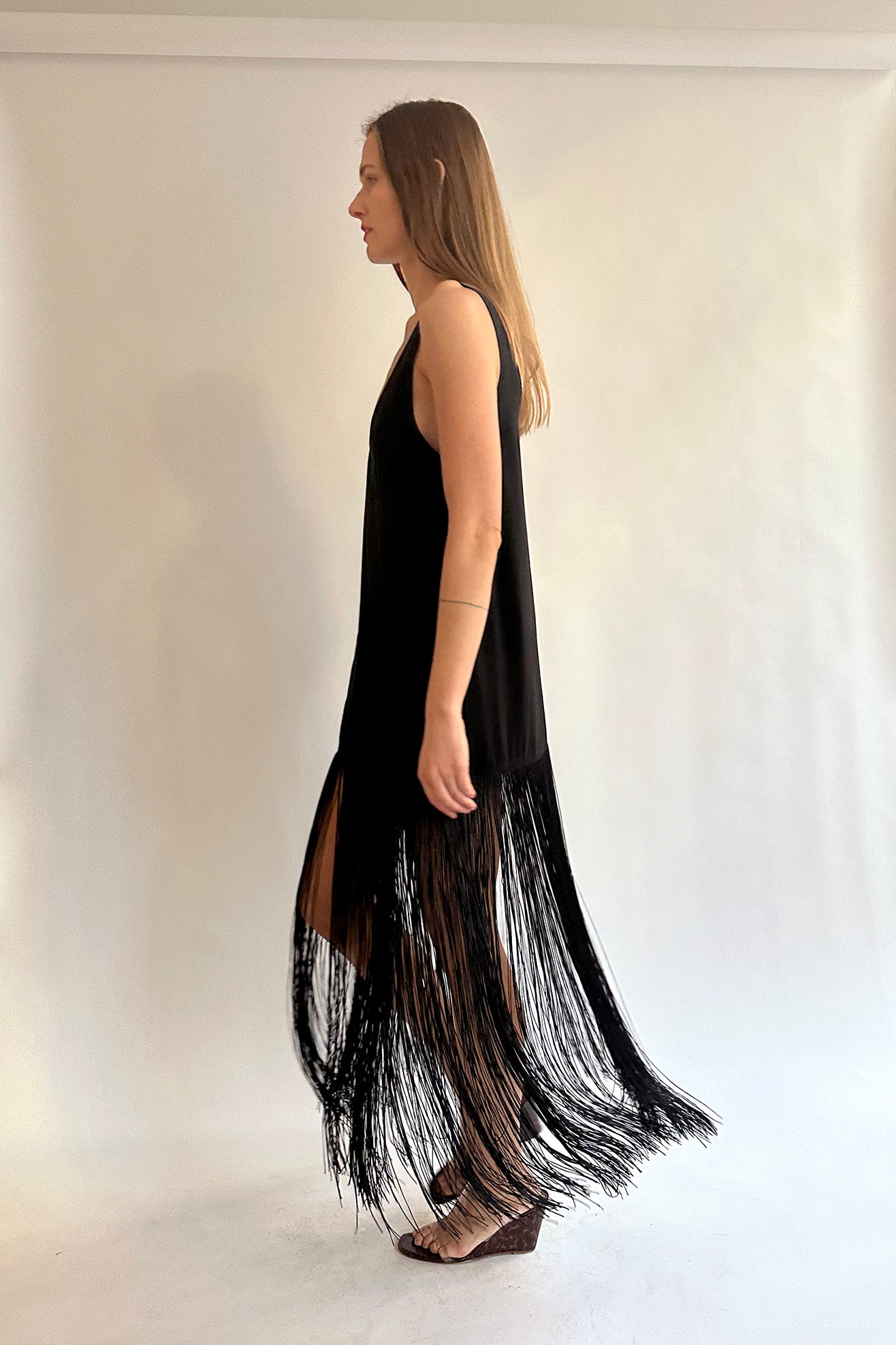 MR. LARKIN, Tassel Slip Dress