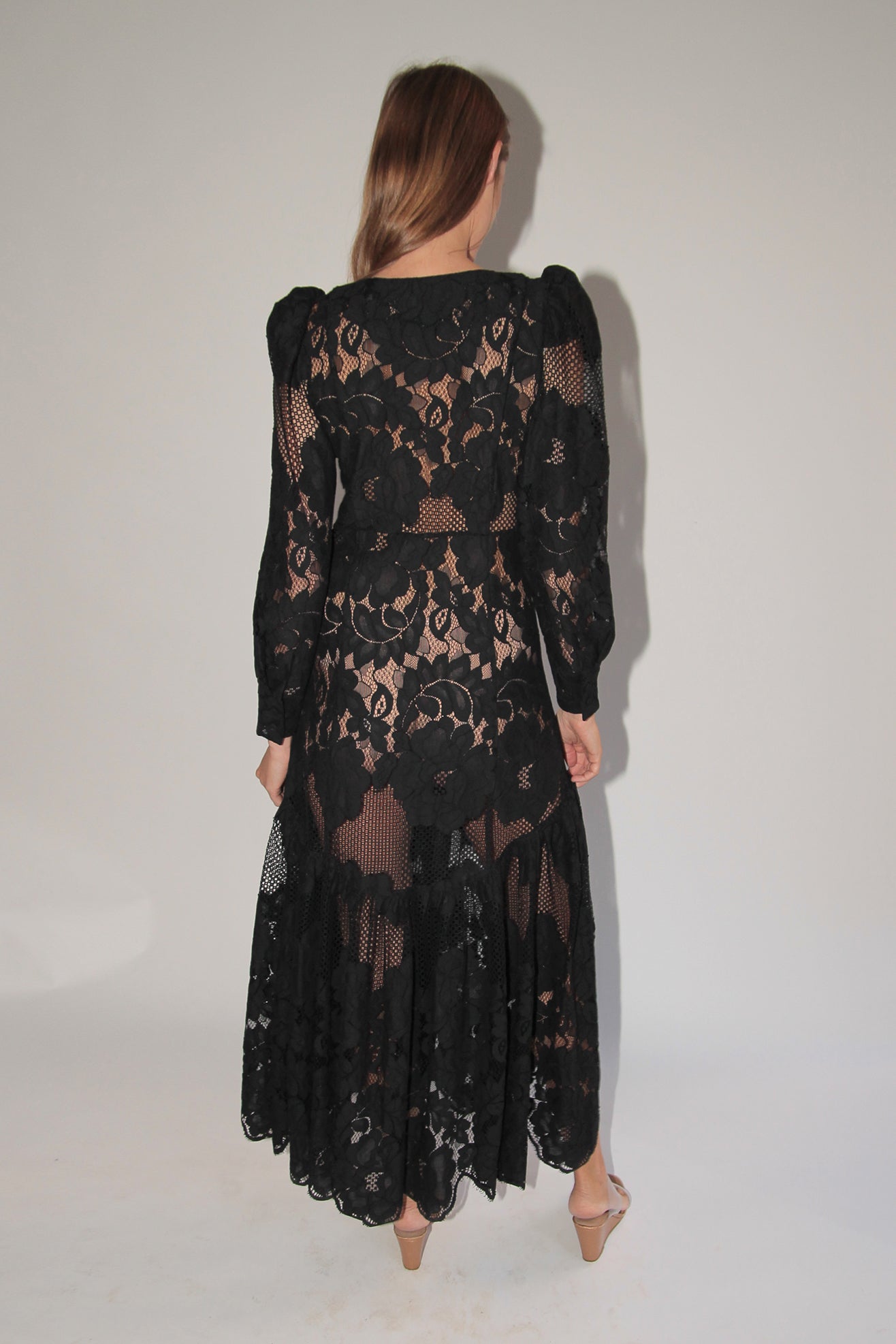 MR. LARKIN, The Penny Dress, Black
