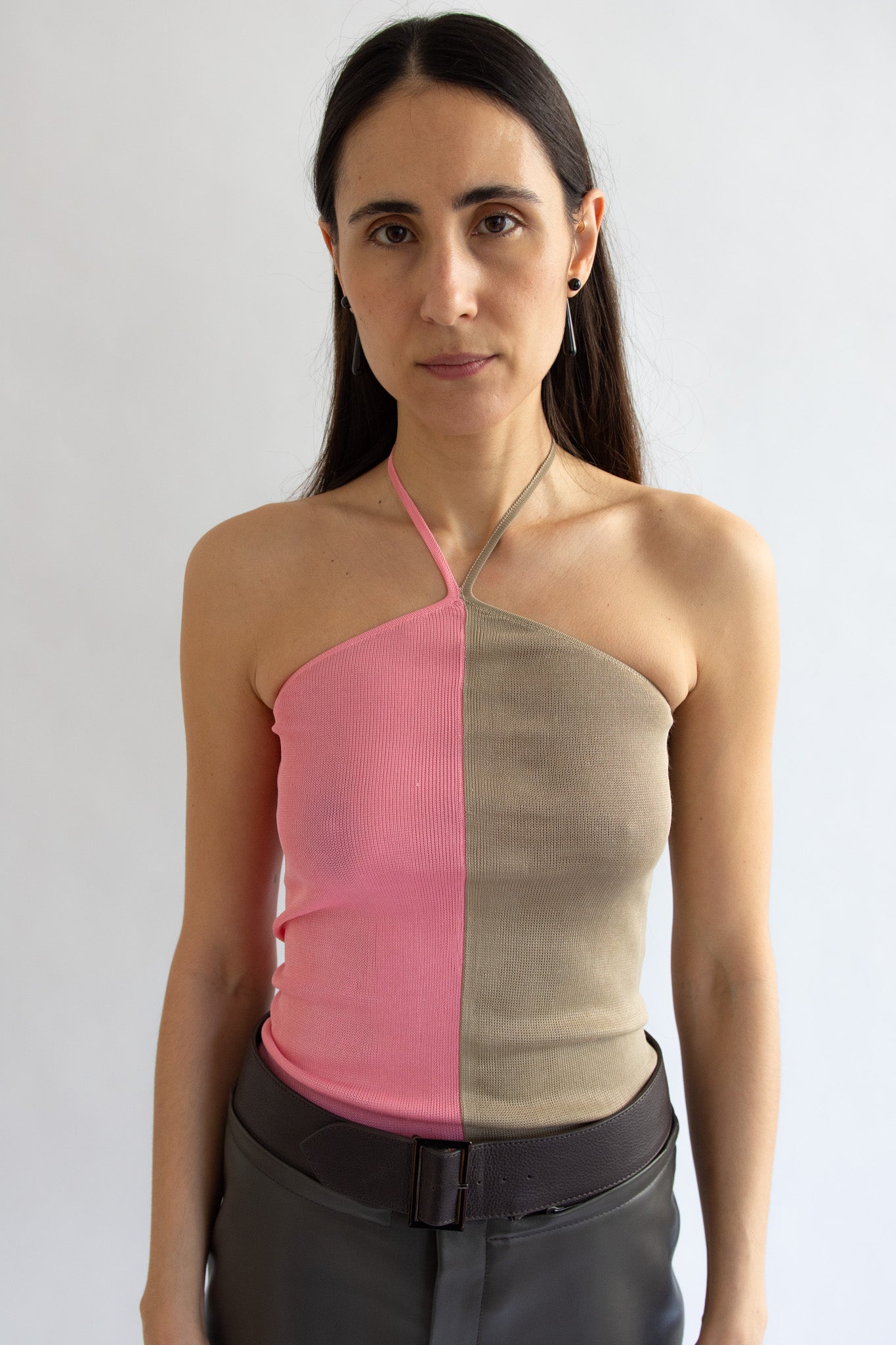 LAMIA LAGHA, Hana Top, Sand/Pink
