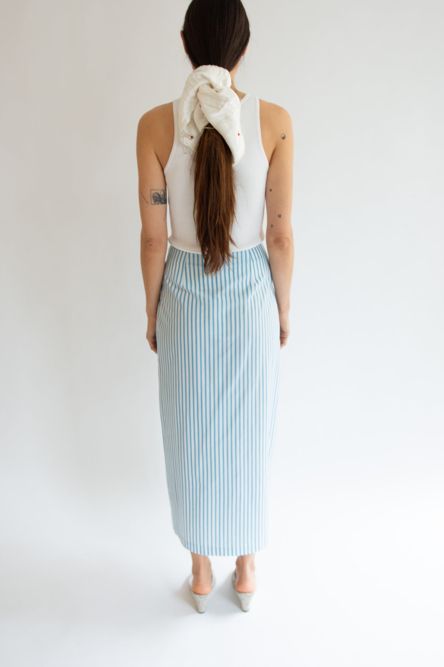 MR. LARKIN, Carlo Skirt, Pool Stripe