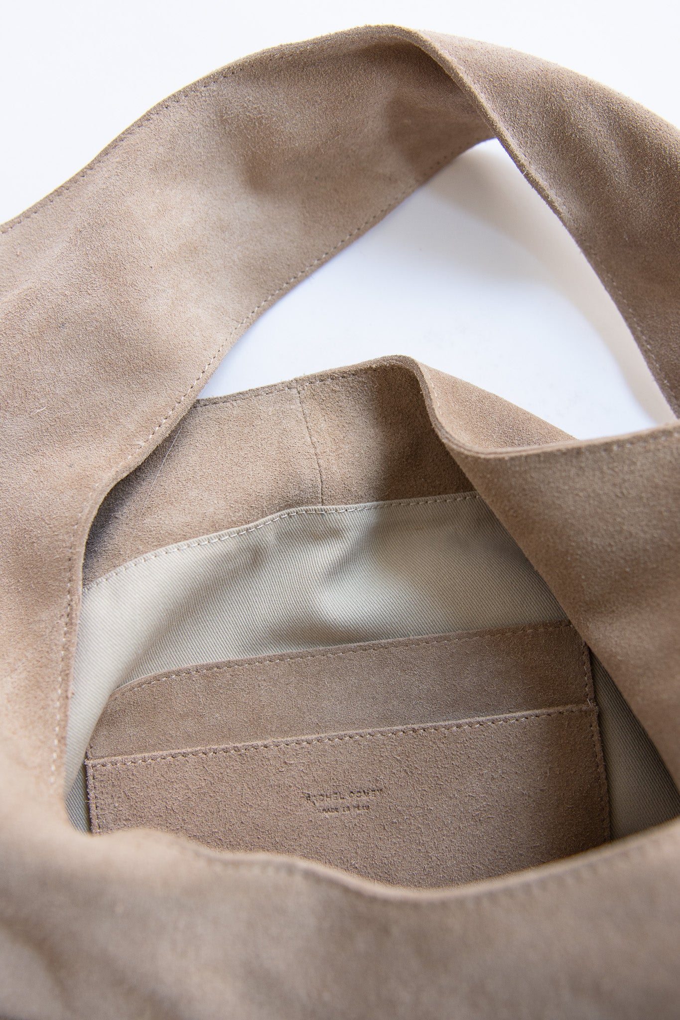 RACHEL COMEY, Harley Shoulder Bag, Suede, Dune