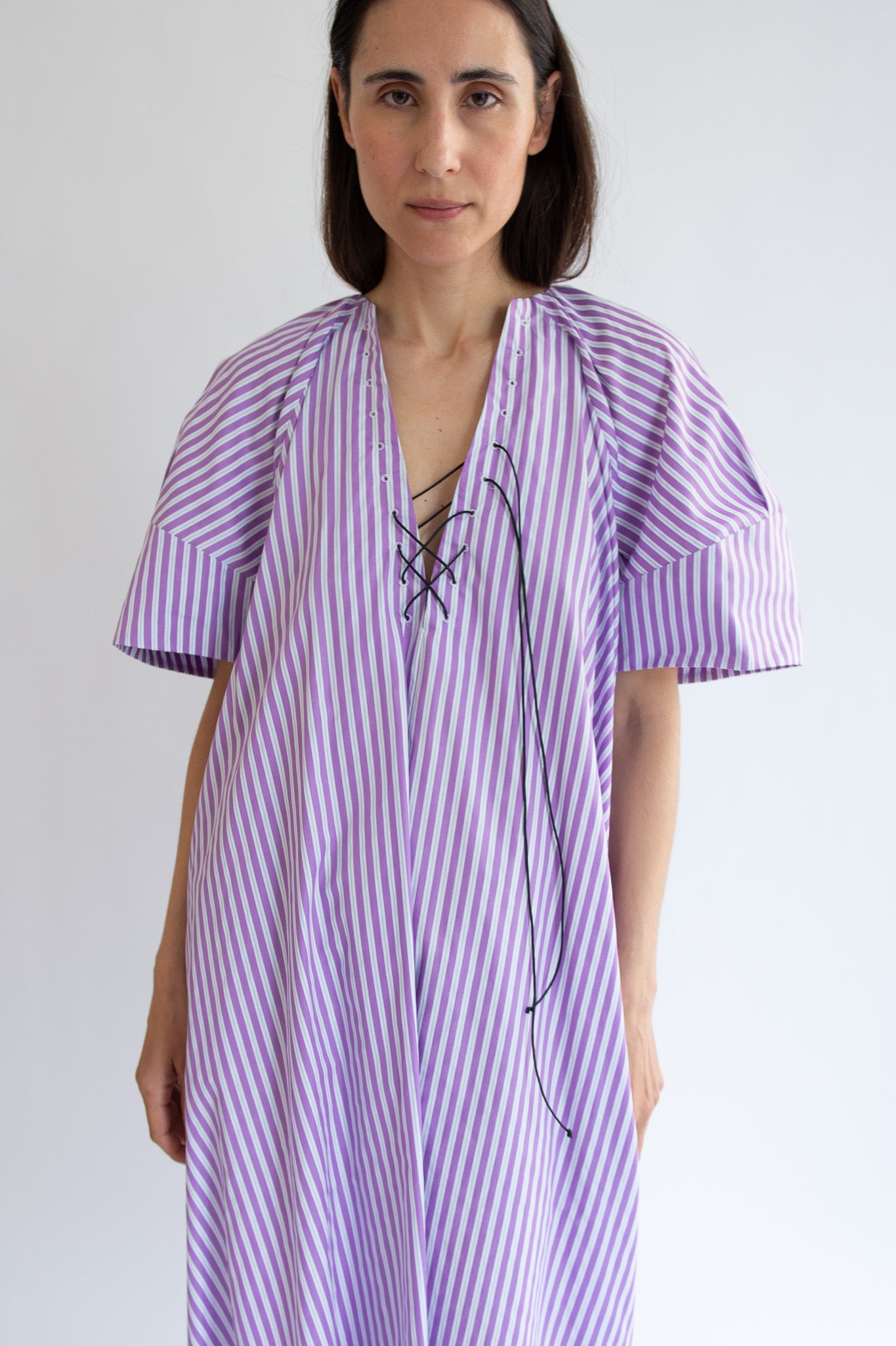 MR. LARKIN, Maya Dress, Purple/Grey