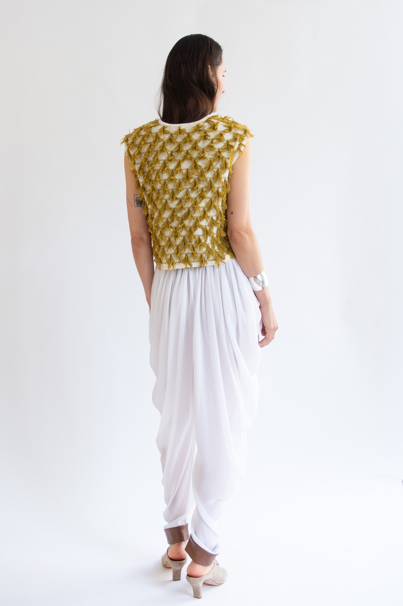NICKLAS SKOVGAARD, Nicoletta Trousers, White/Brown
