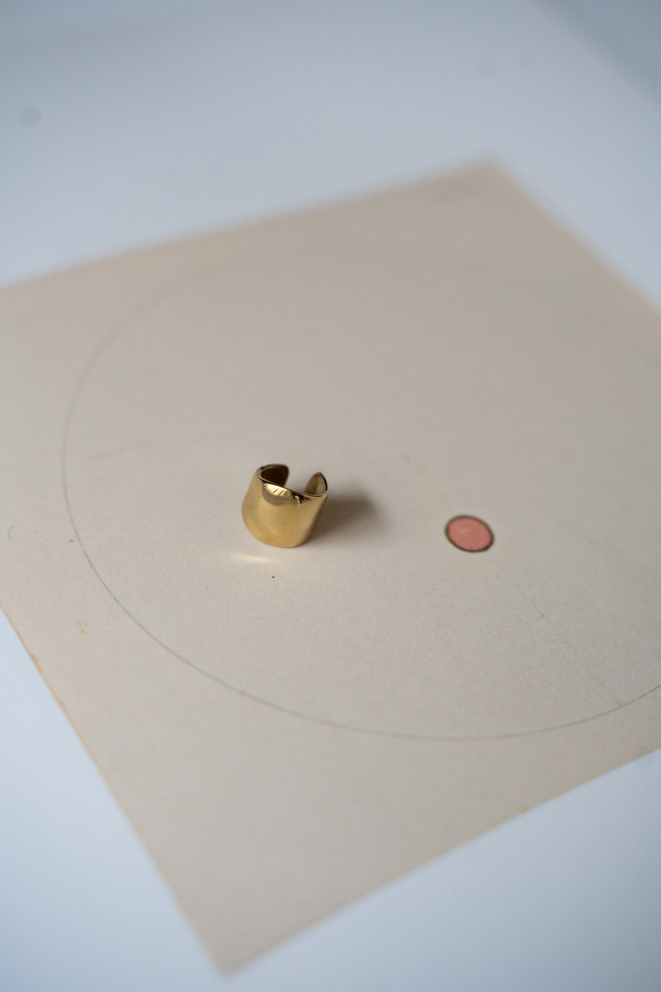 FARIS, Bubble Ear Cuff Small, Bronze