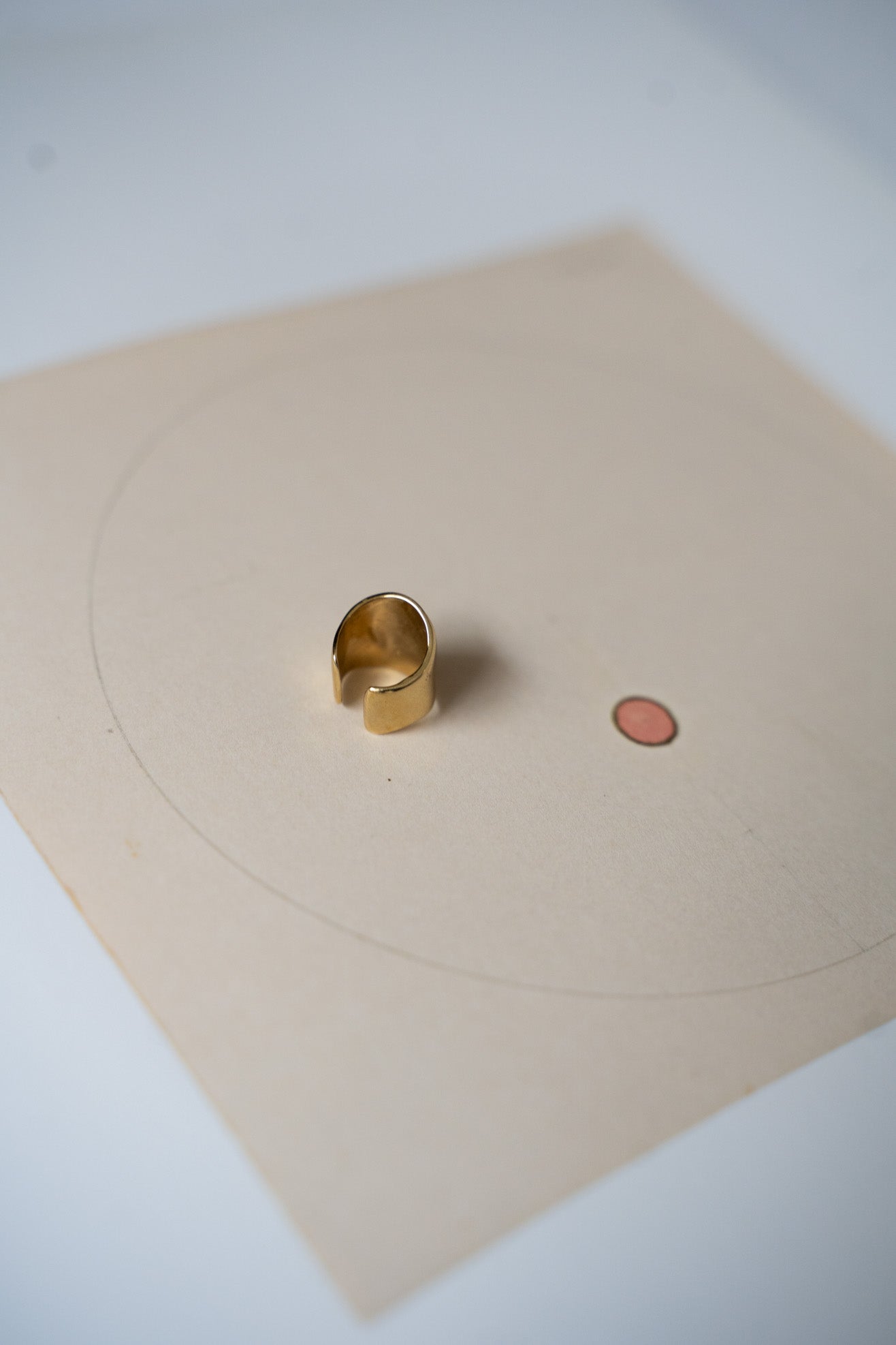 FARIS, Bubble Ear Cuff Small, Bronze