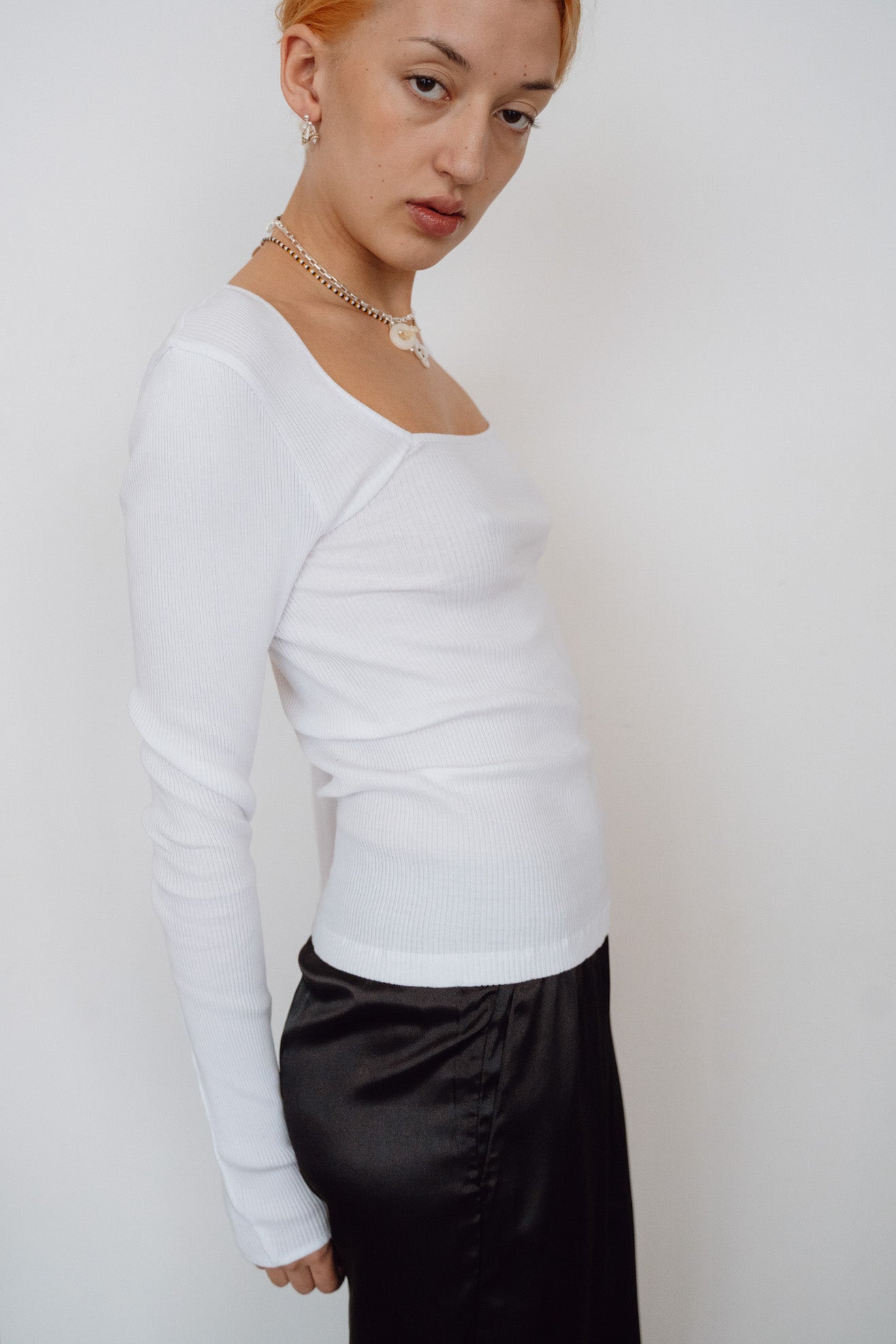 OPÉRASPORT, Rose Seamless Top, White