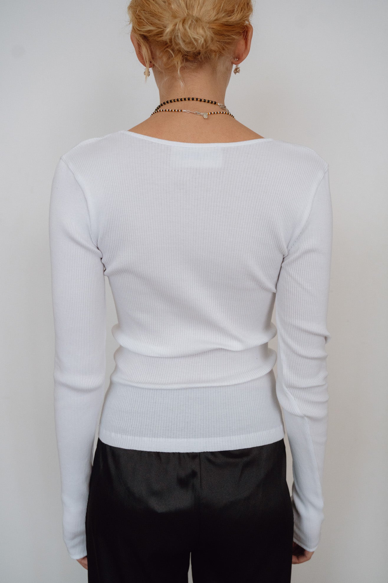 OPÉRASPORT, Rose Seamless Top, White