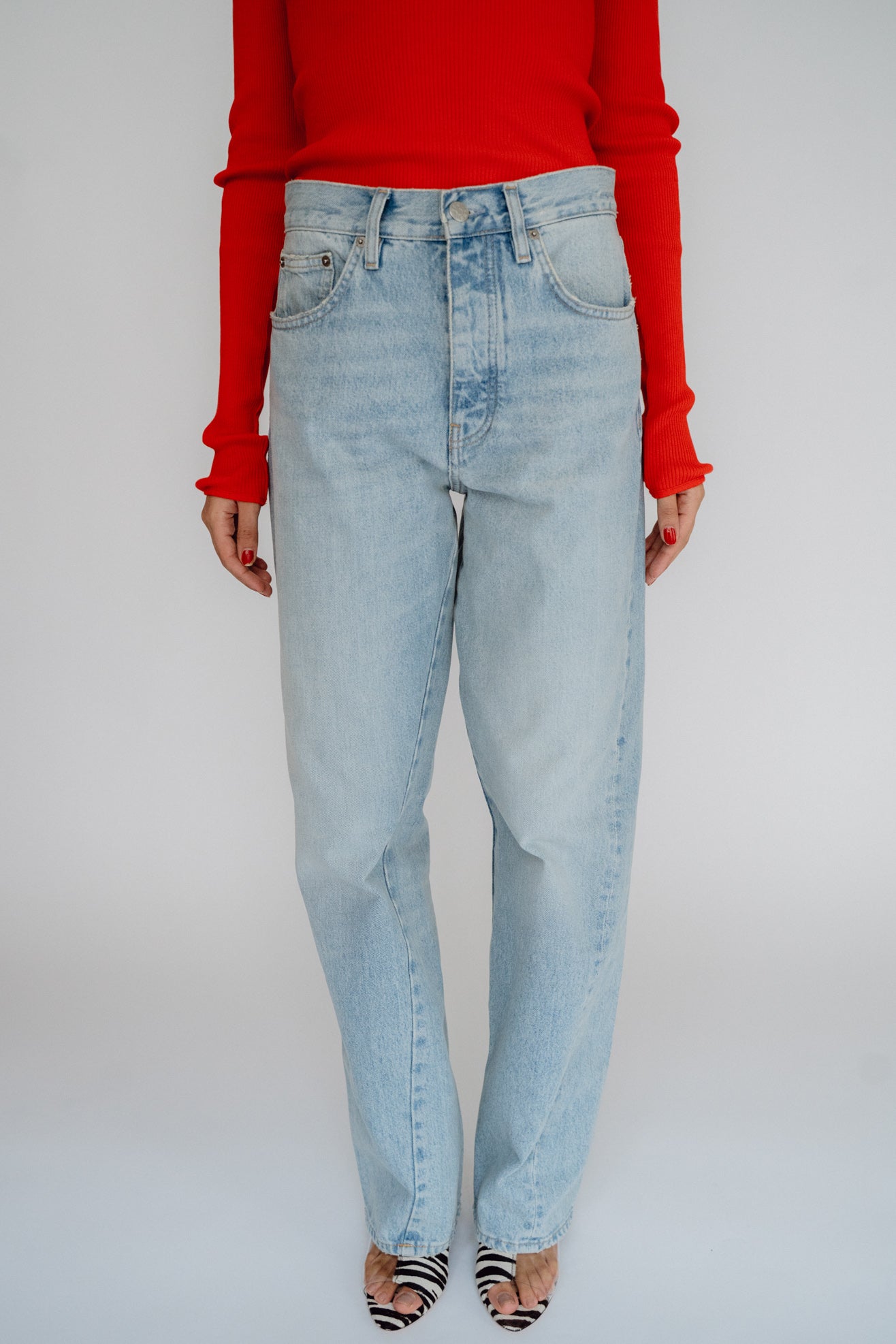 SUNFLOWER, Wide Twist Jean, Light vintage