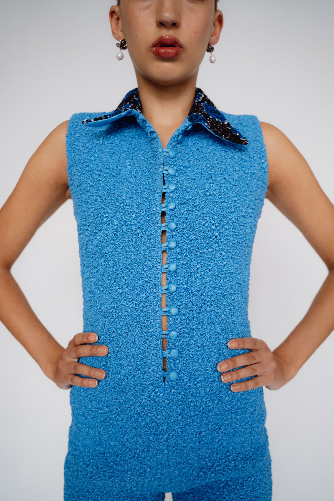 SUPER YAYA, Backburner Combishort, Sea Blue