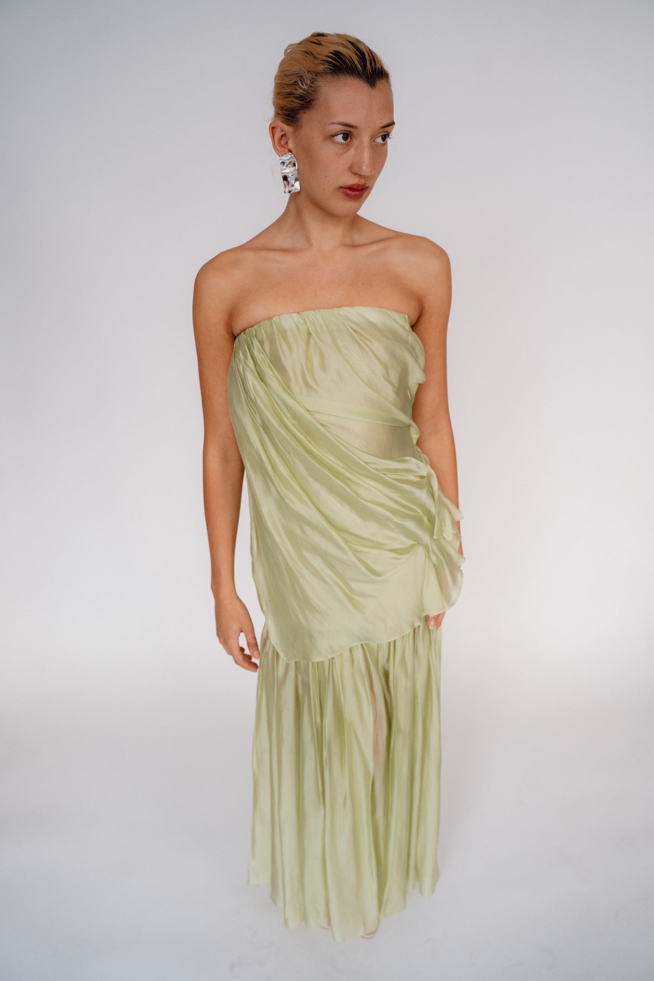 THE GARMENT, Gilian Dress, Dusty Green