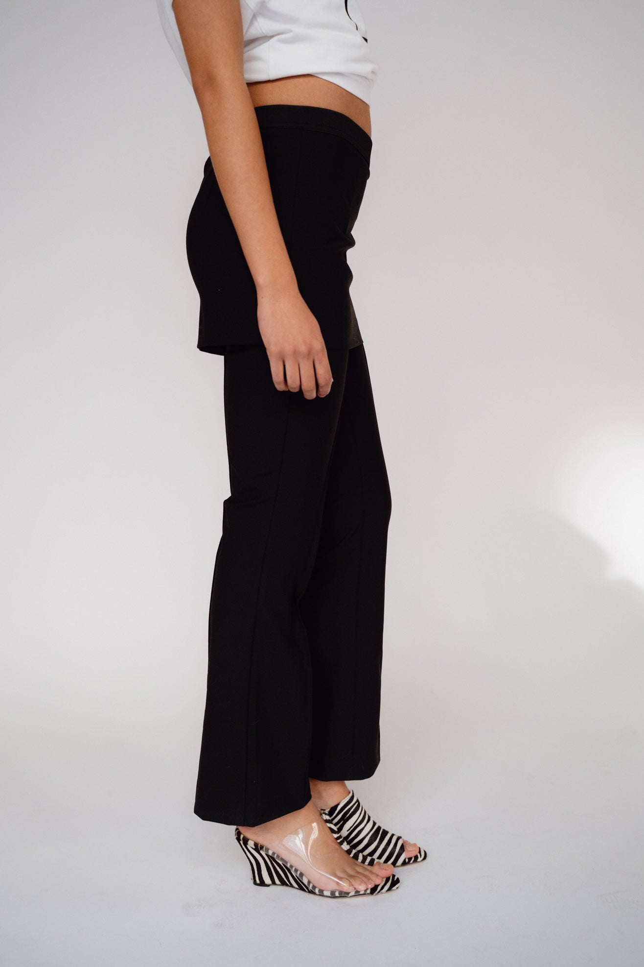 THE GARMENT, Noah Crop Skirt Pants, Black