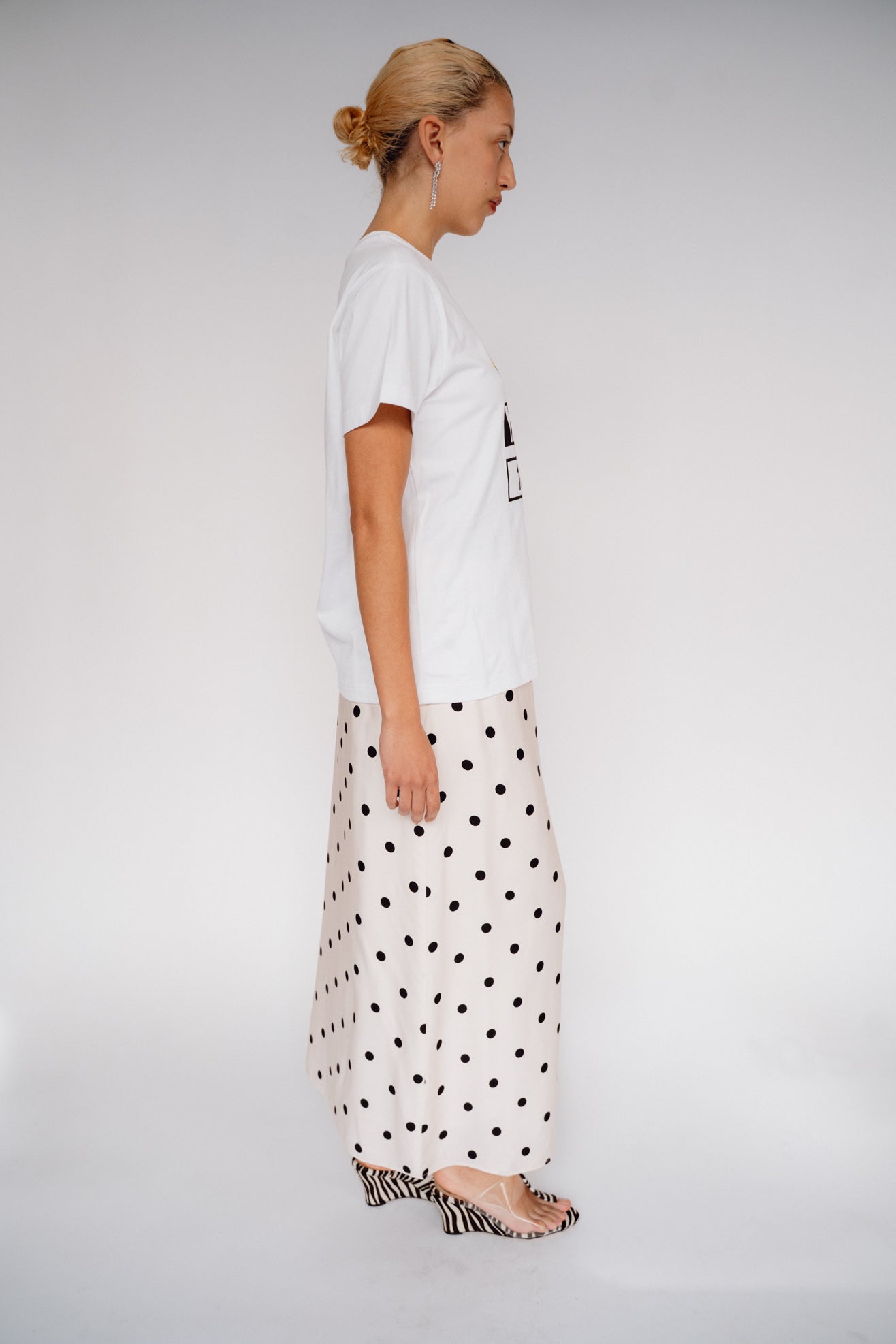 SUPER YAYA, Logo Classic T-shirt, White