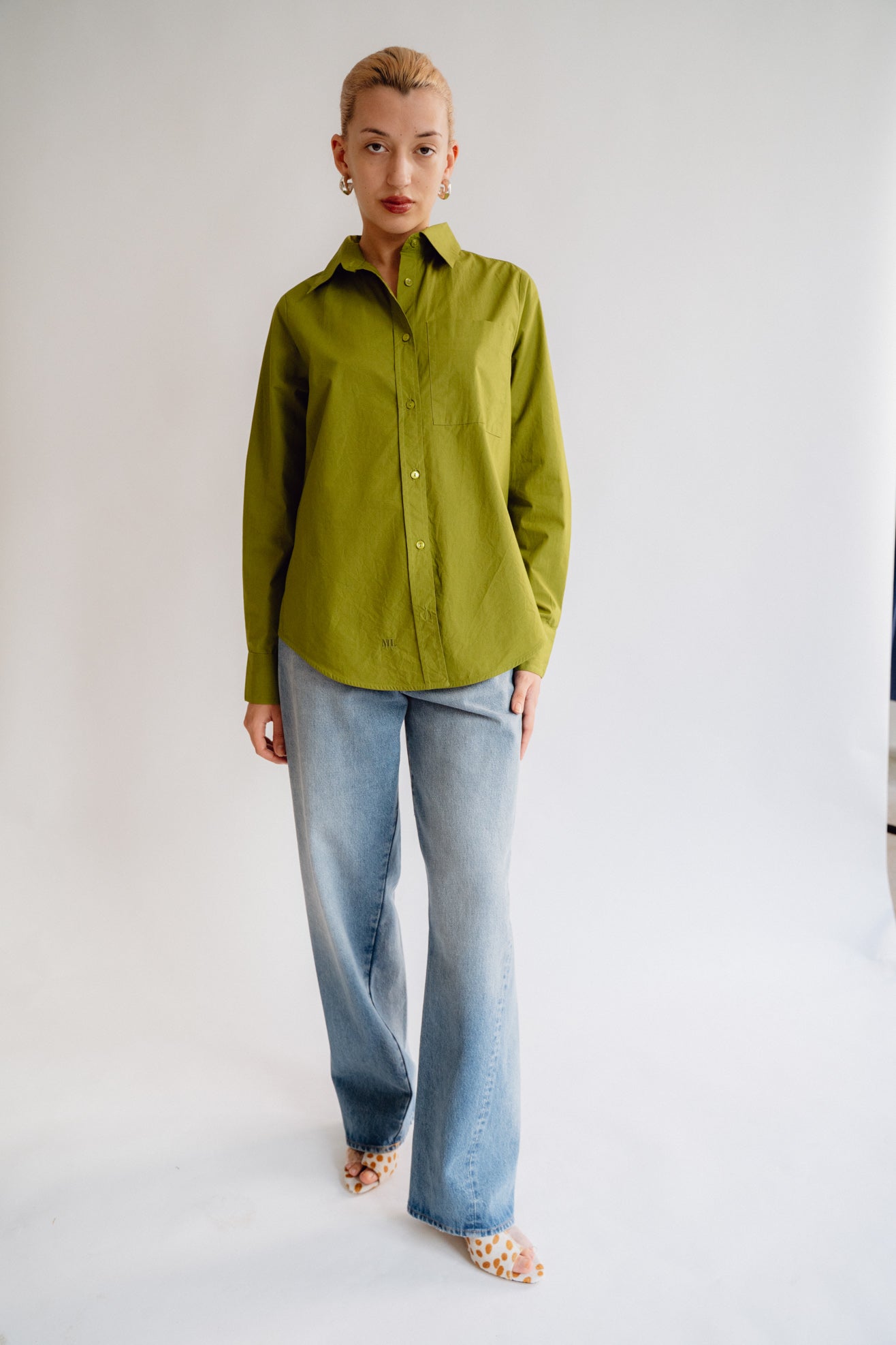 MR. LARKIN, Power Shirt, Olive